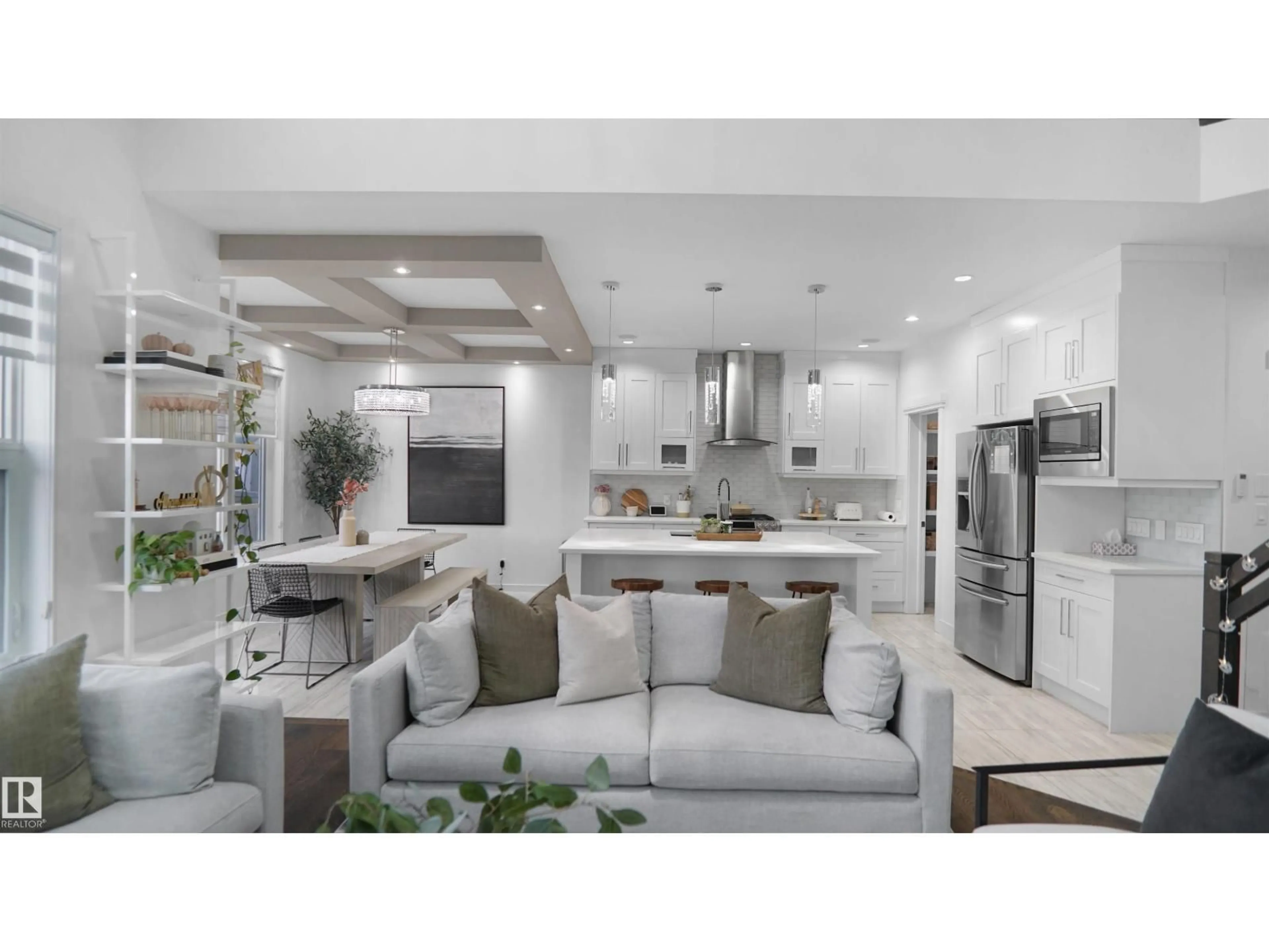 Open concept kitchen, unknown for 7520 174 AV, Edmonton Alberta T5Z0J7