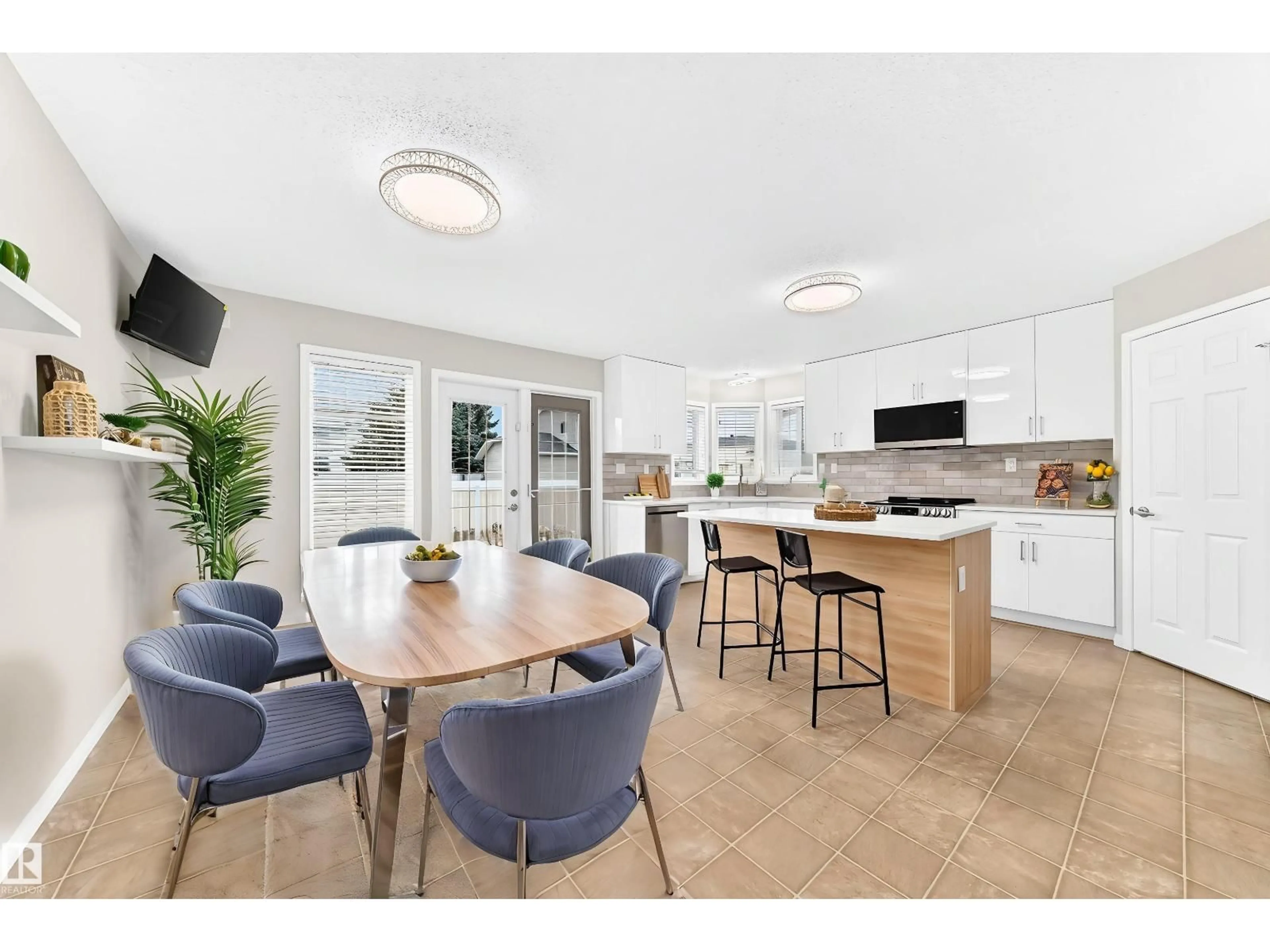 Open concept kitchen, ceramic/tile floor for #2 - 1850 MILL WOODS RD E, Edmonton Alberta T6L7C6