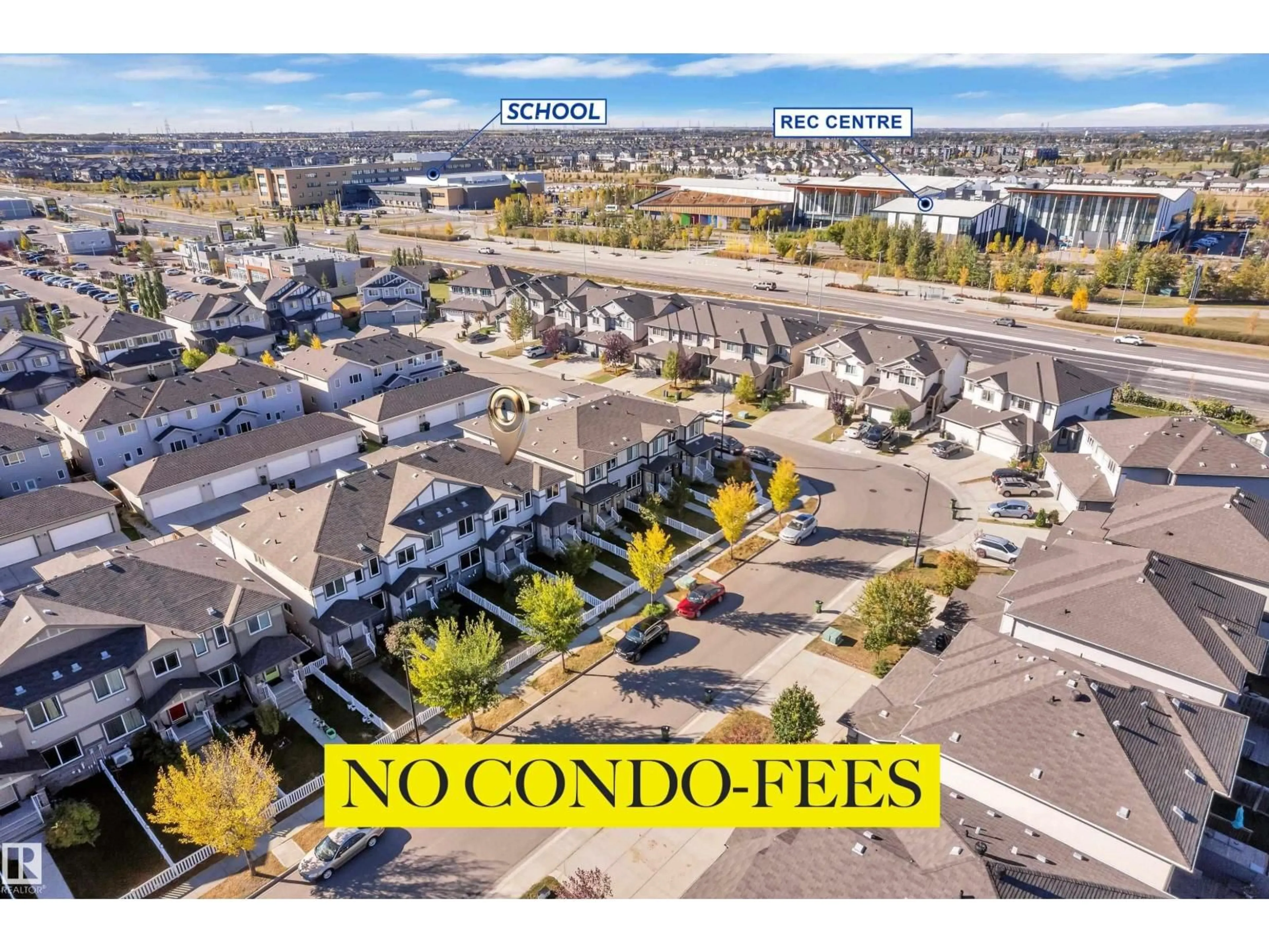 A pic from outside/outdoor area/front of a property/back of a property/a pic from drone, street for 1517 27 AV, Edmonton Alberta T6T0W2