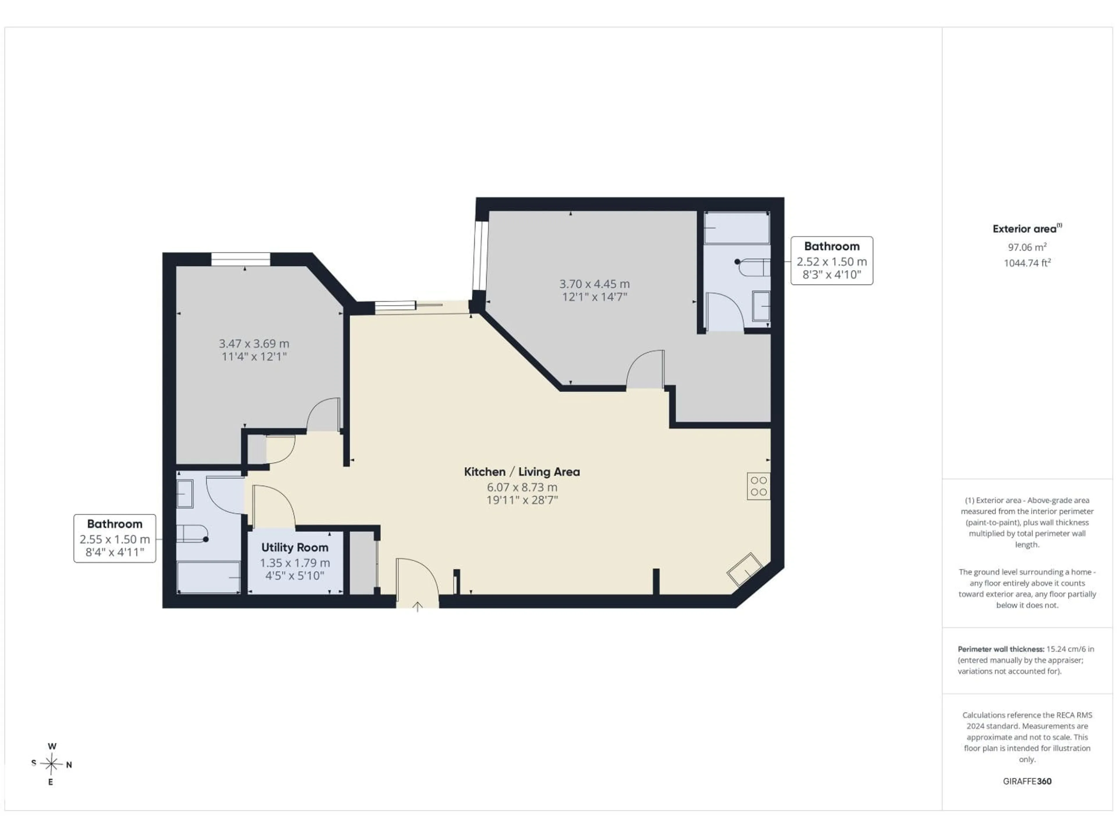 Floor plan for #102 - 16221 95 ST, Edmonton Alberta T5Z3V3