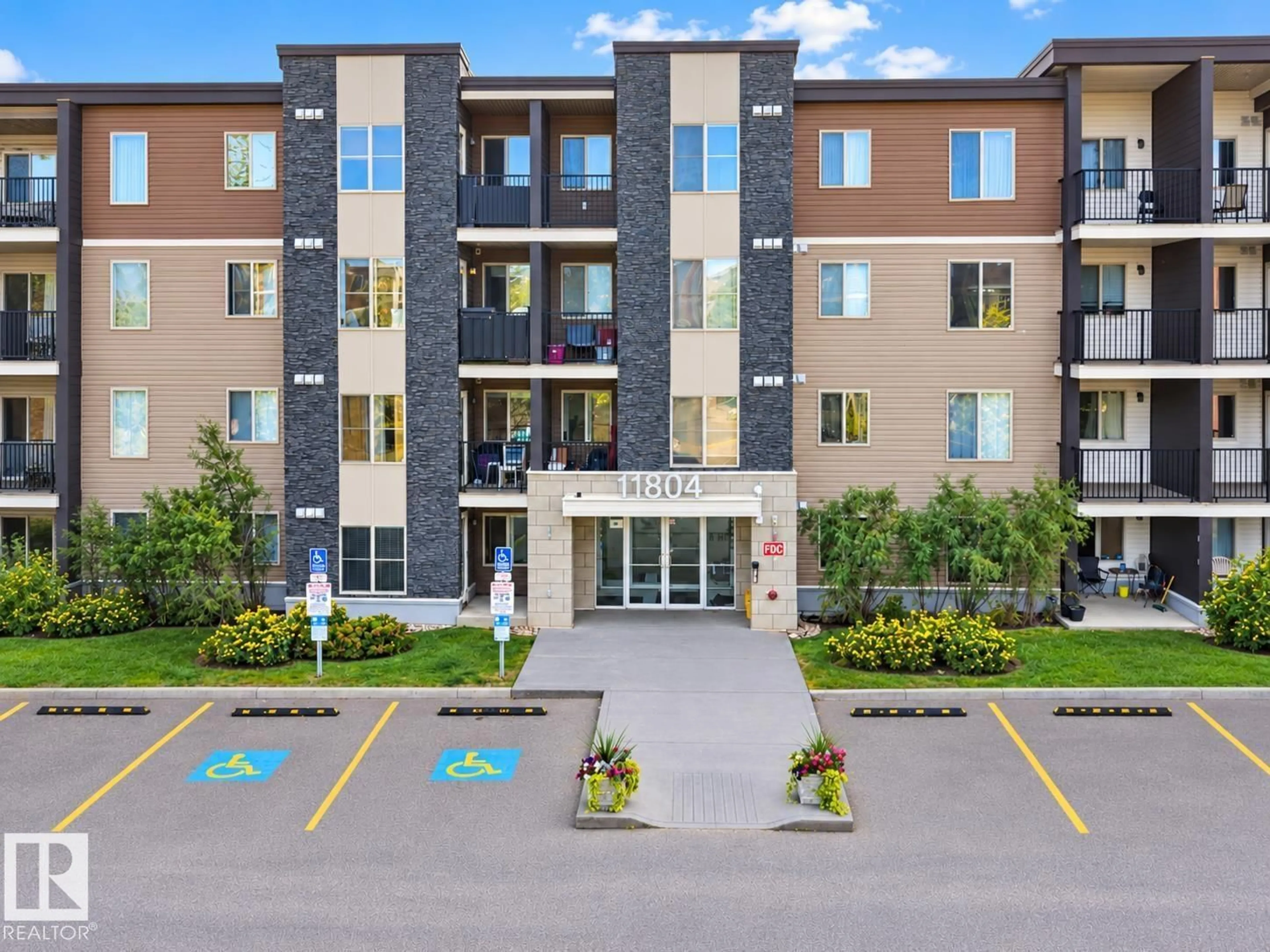 A pic from outside/outdoor area/front of a property/back of a property/a pic from drone, unknown for #306 - 11804 22 AV, Edmonton Alberta T6W2A2