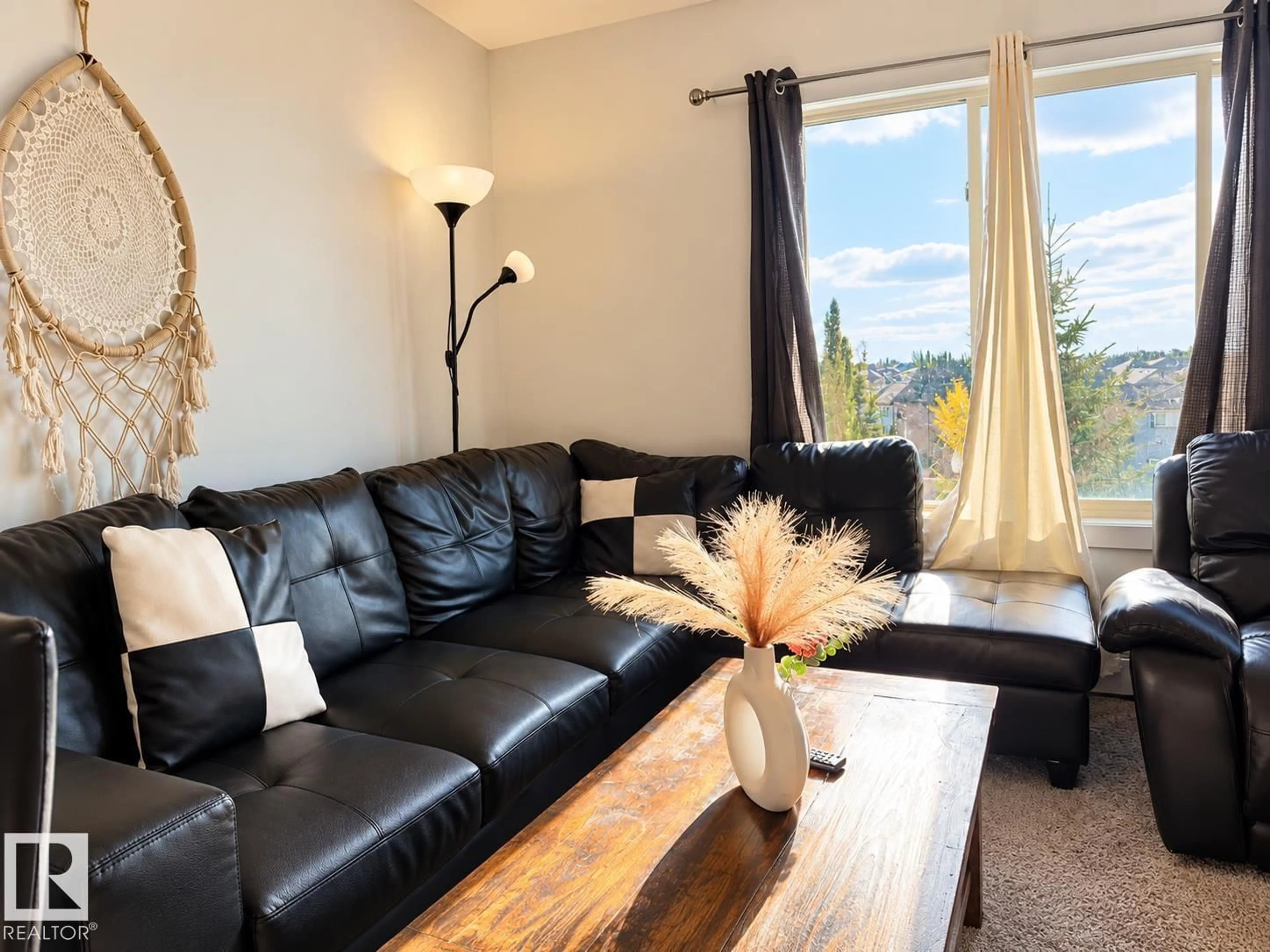 Living room with furniture, wood/laminate floor for #306 - 11804 22 AV, Edmonton Alberta T6W2A2