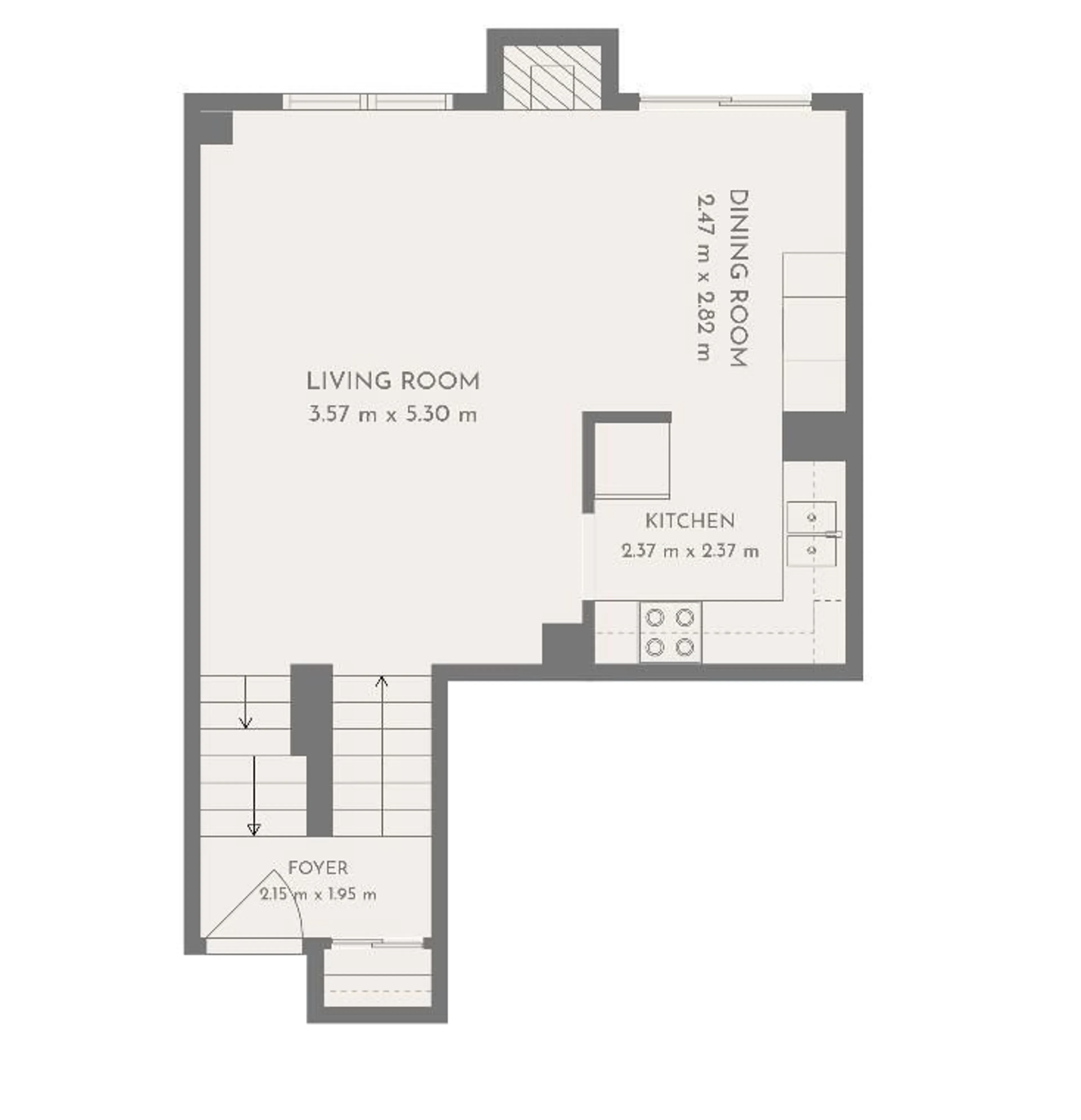 Floor plan for 1514A 69 ST, Edmonton Alberta T6K3R3