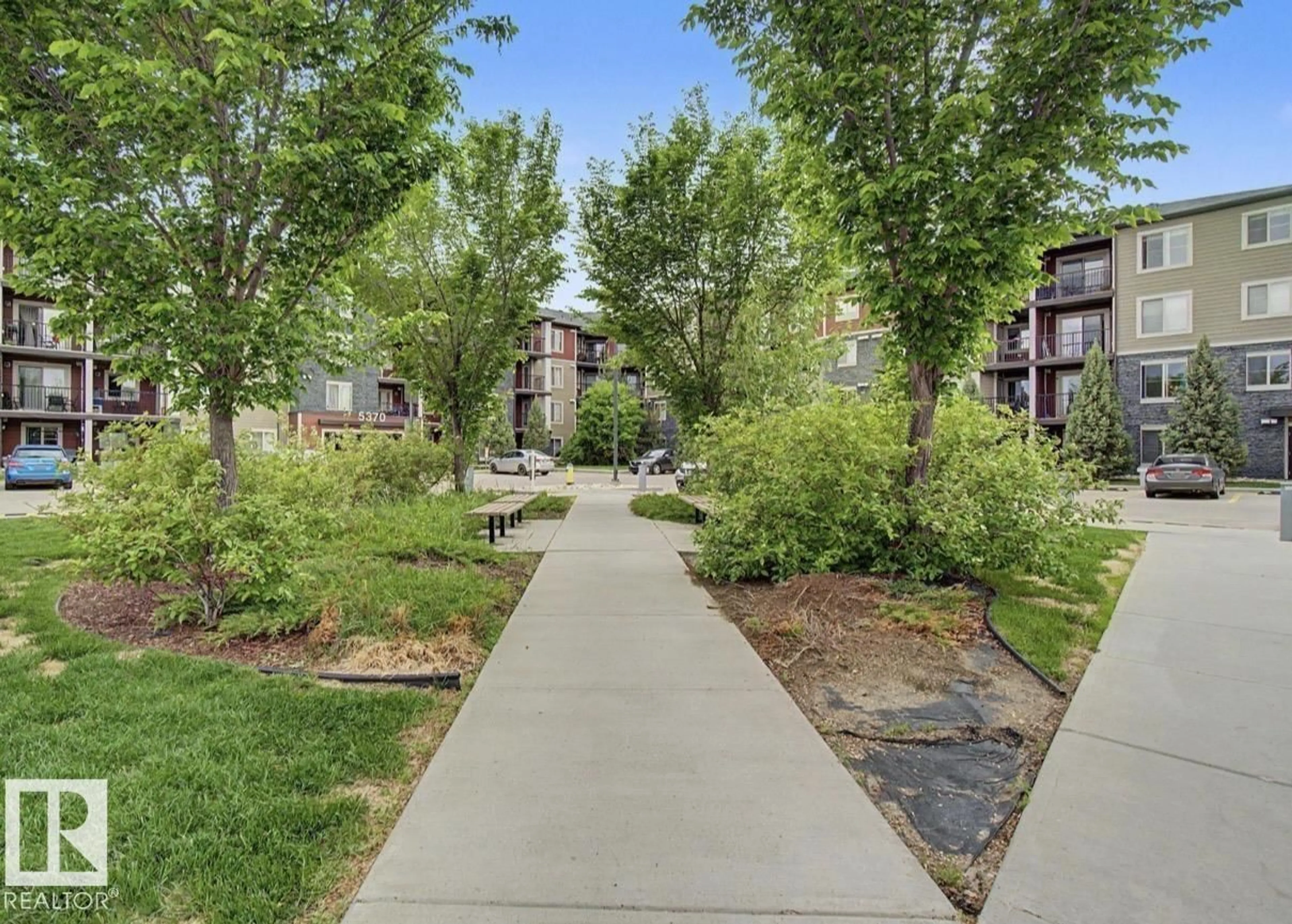 Patio, street for 321 - 5370 CHAPPELLE RD, Edmonton Alberta T6W3L5