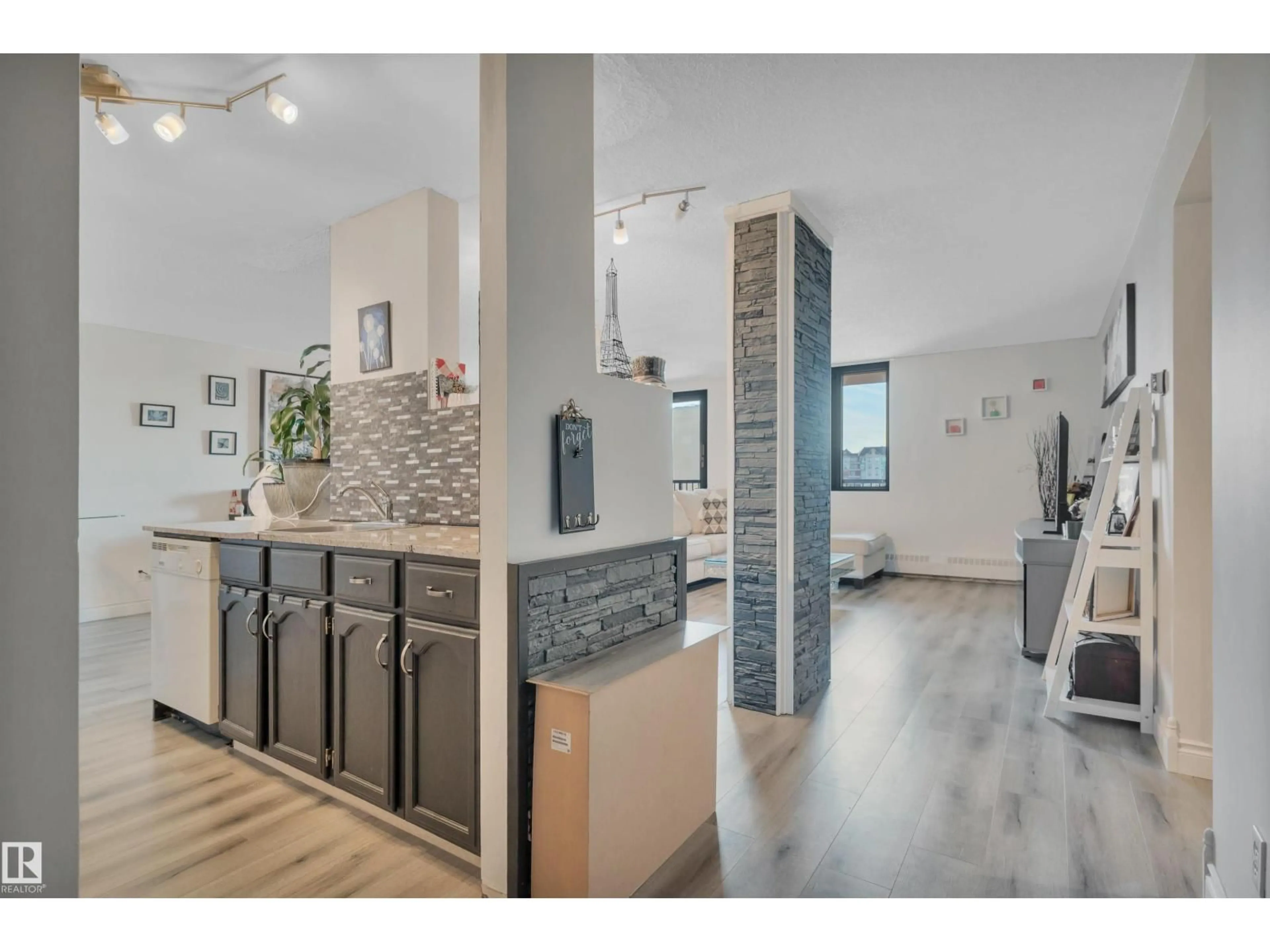 Open concept kitchen, unknown for #802 - 10145 109 ST, Edmonton Alberta T5J3M5
