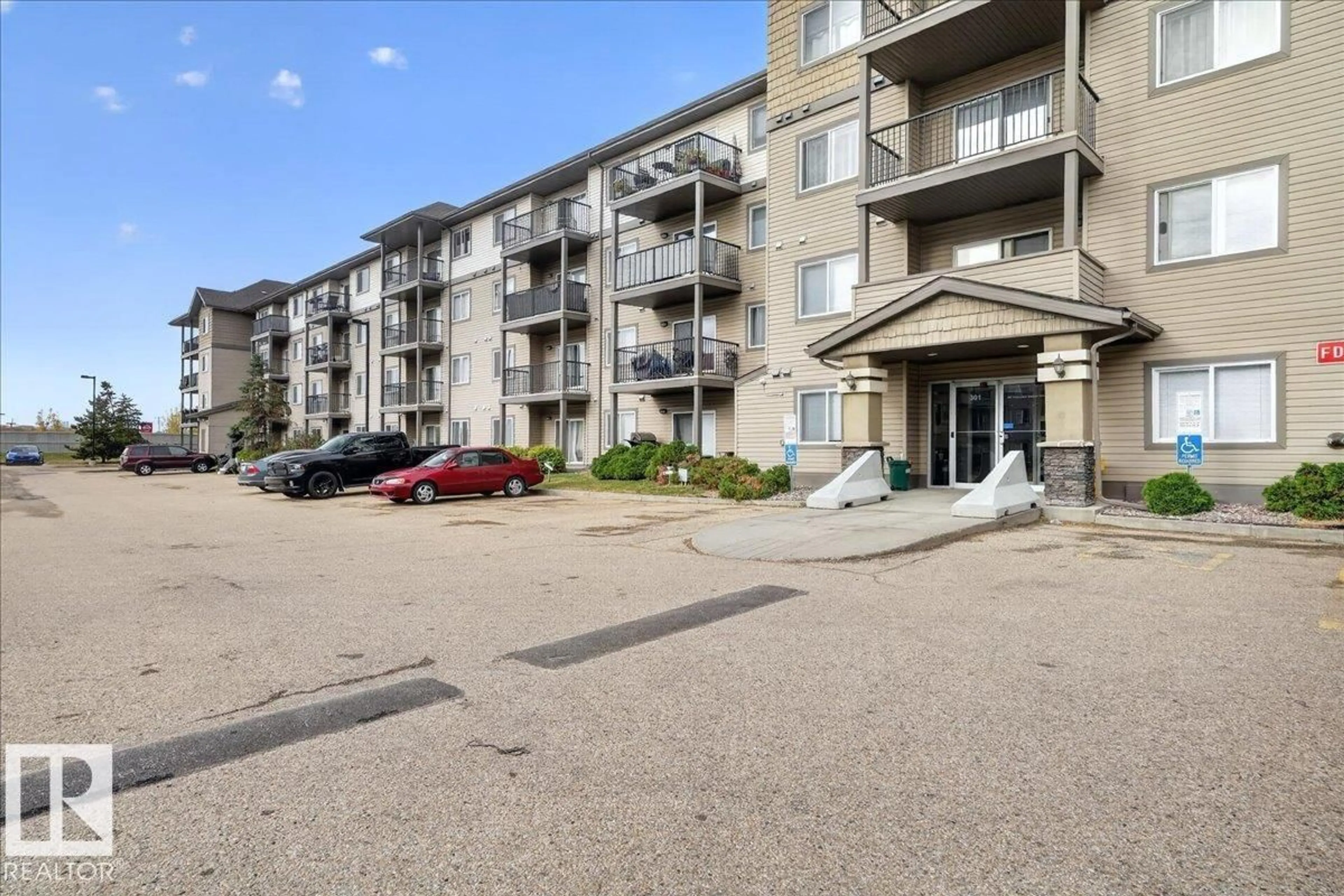 A pic from outside/outdoor area/front of a property/back of a property/a pic from drone, unknown for #338 - 301 CLARVIEW STATION DR, Edmonton Alberta T5Y0J4