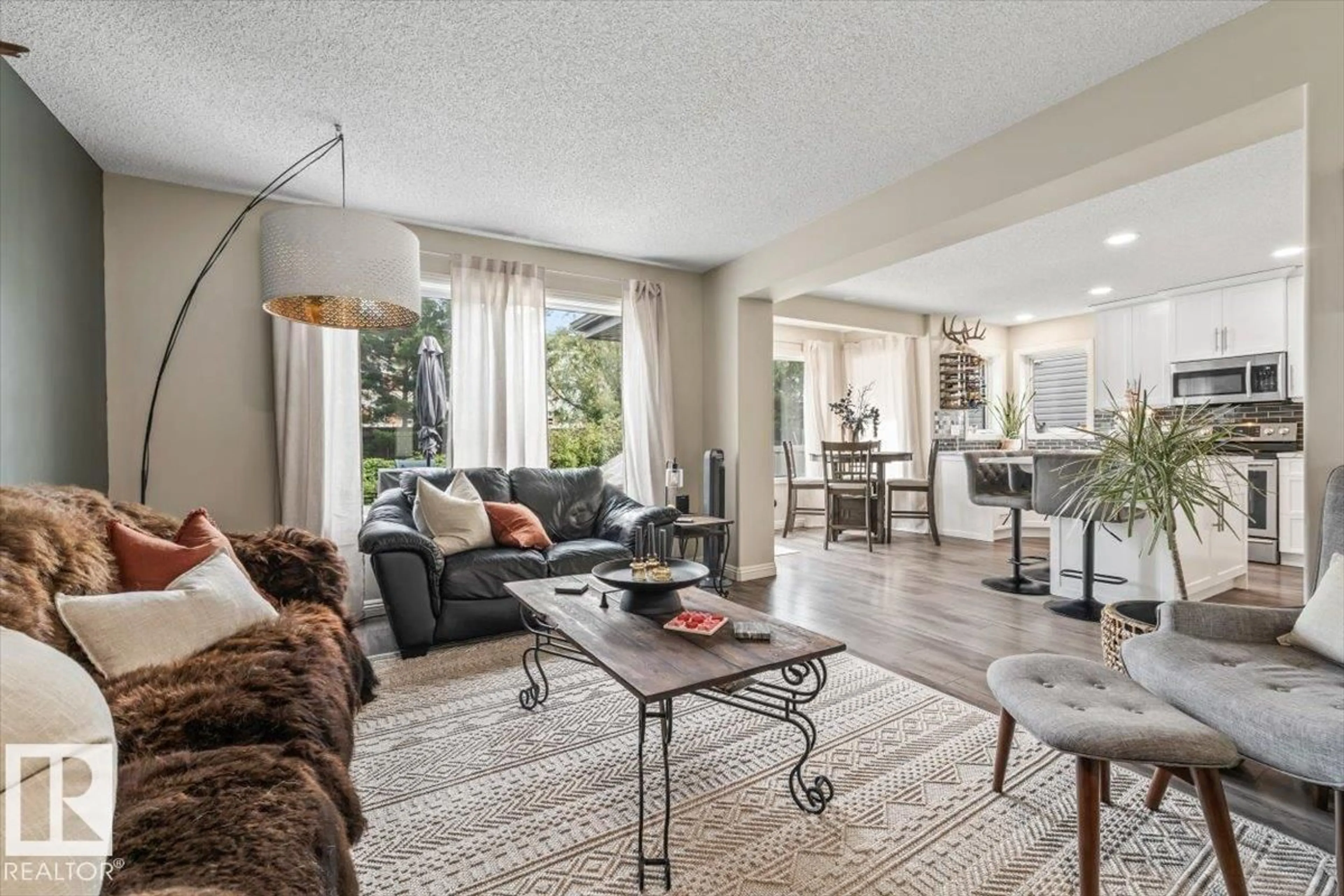 Living room with furniture, unknown for 104 BECKER CR, Fort Saskatchewan Alberta T8L0C2