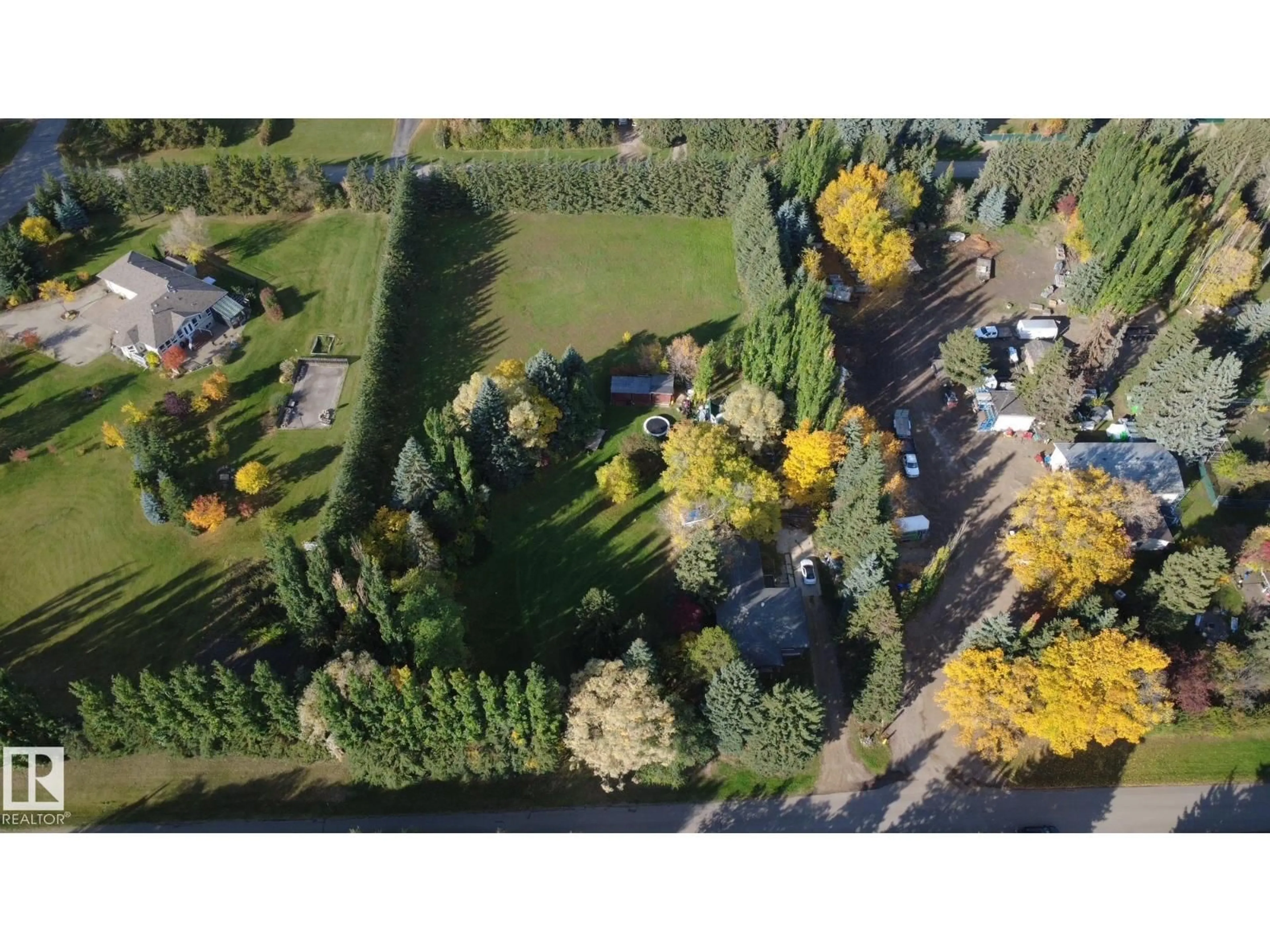 A pic from outside/outdoor area/front of a property/back of a property/a pic from drone, forest/trees view for NW - 9712 209 ST, Edmonton Alberta T5T5X9