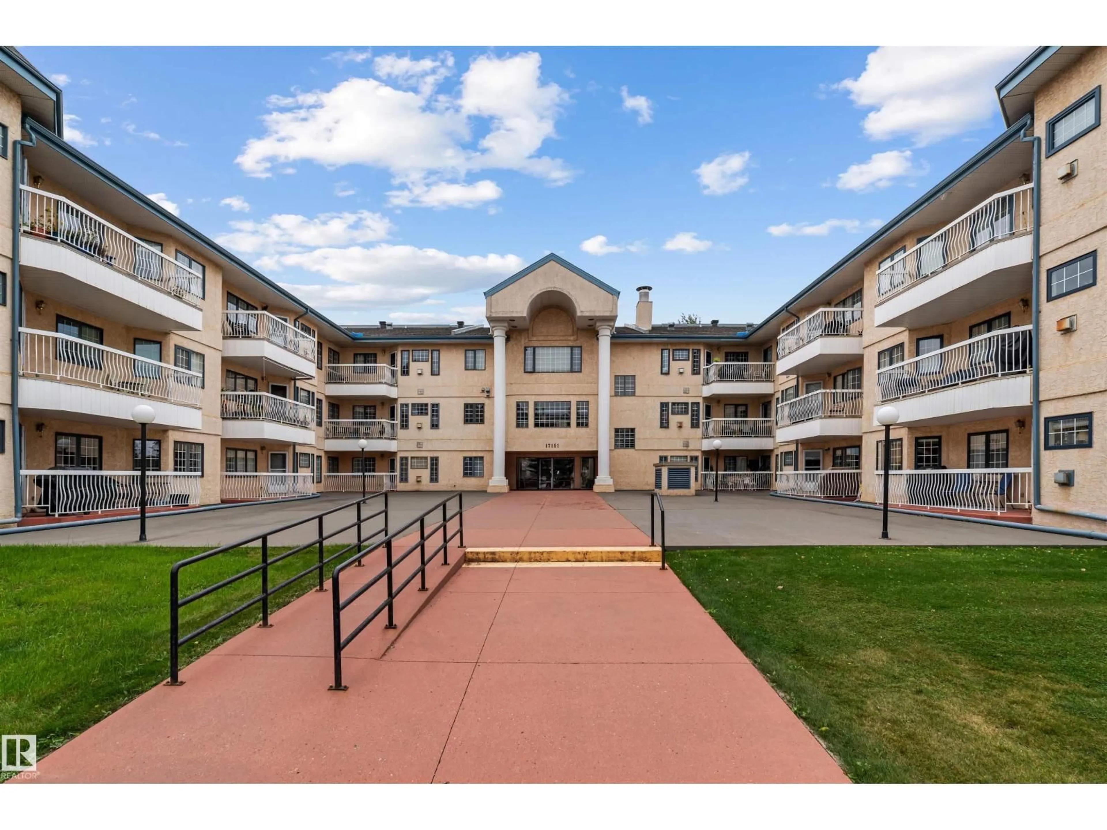 A pic from outside/outdoor area/front of a property/back of a property/a pic from drone, unknown for #213 - 17151 94A AV, Edmonton Alberta T5T5Z9
