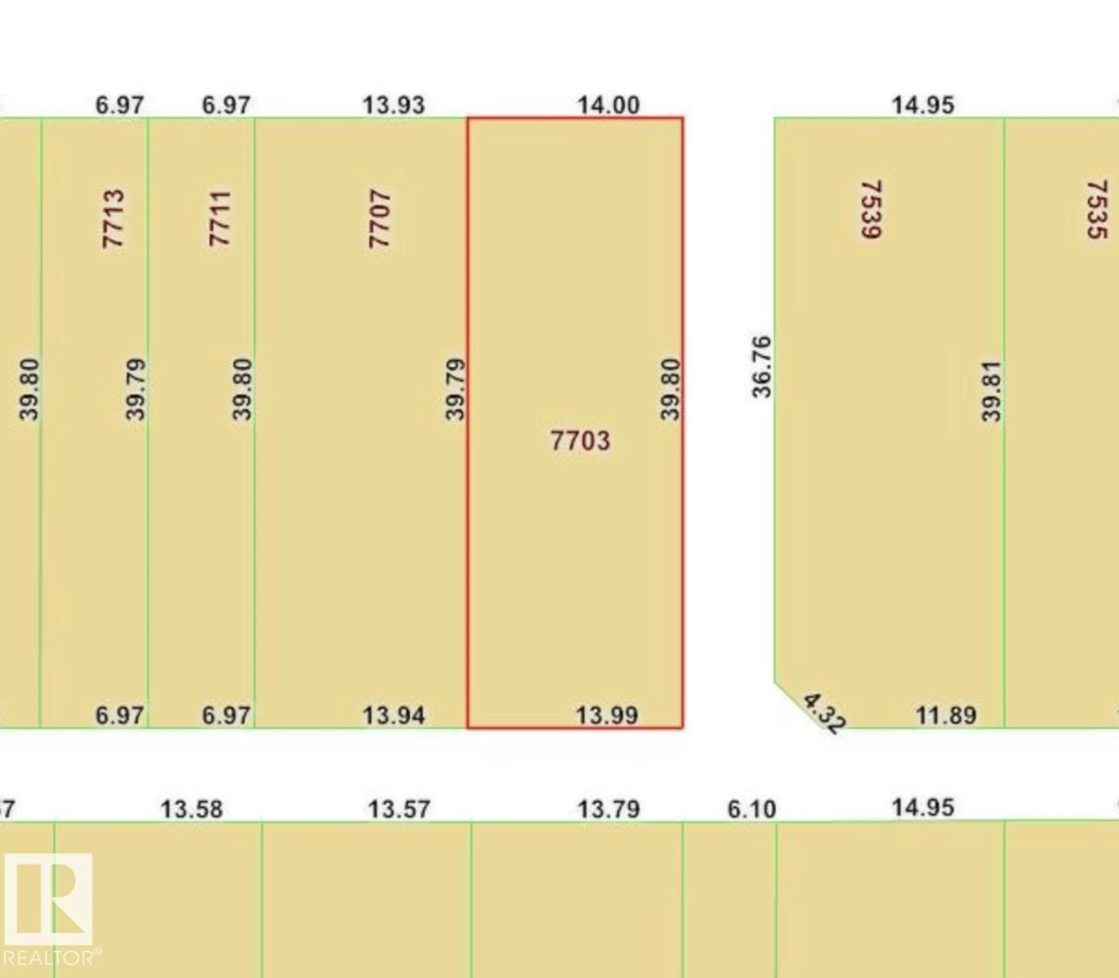 Floor plan for 7703 77 AV, Edmonton Alberta T6C0K6