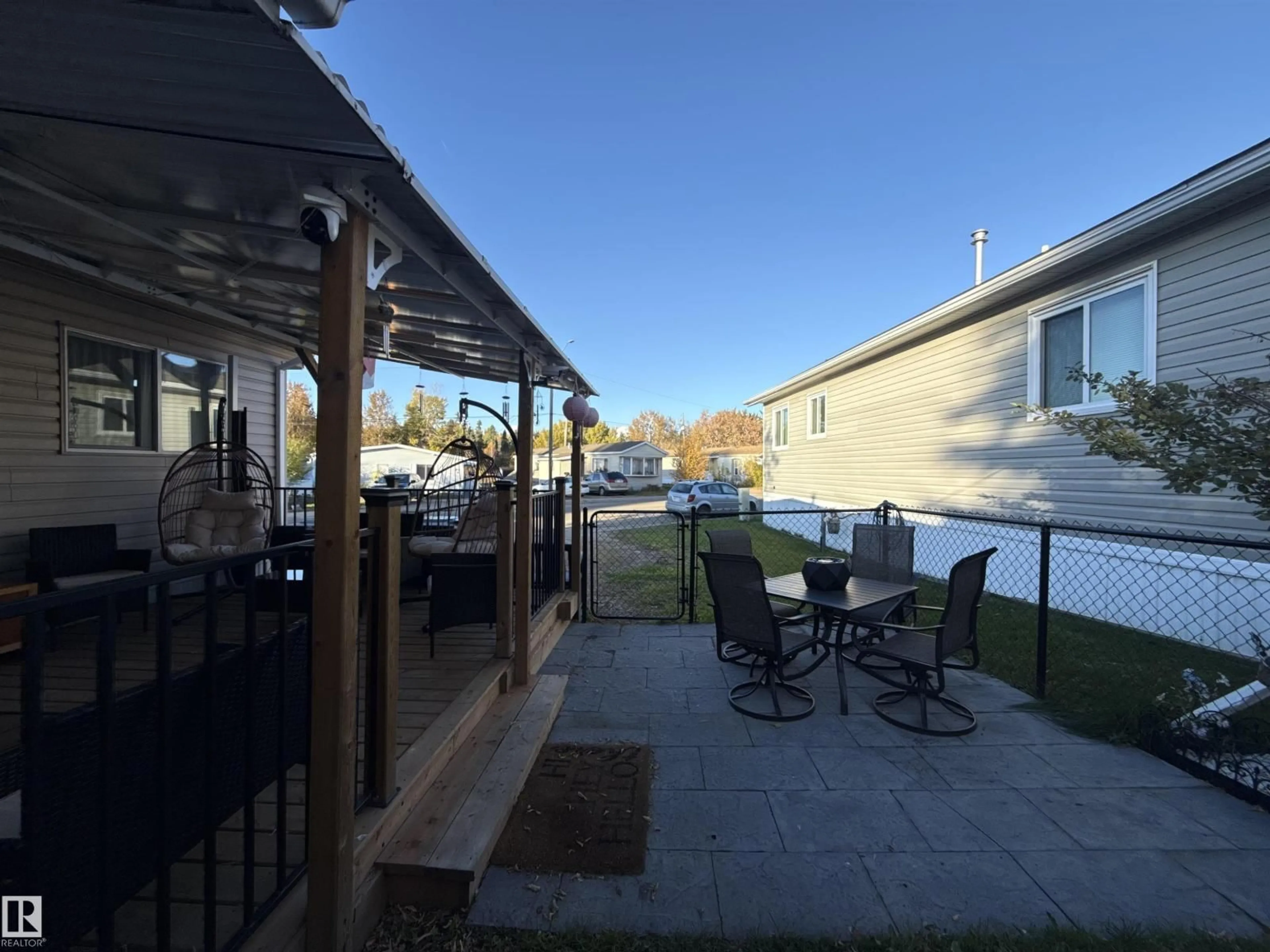 Patio, water/lake/river/ocean view for 186 305 CALAHOO RD, Spruce Grove Alberta T7X3K9
