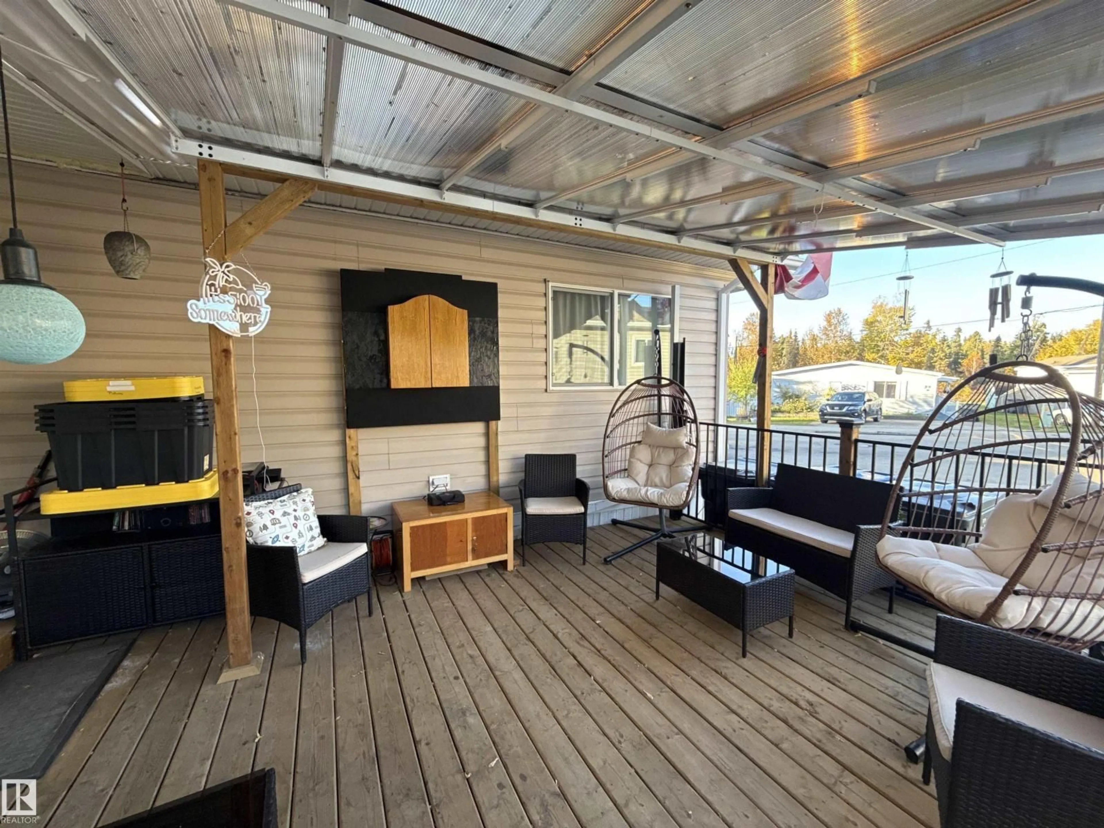 Patio, water/lake/river/ocean view for 186 305 CALAHOO RD, Spruce Grove Alberta T7X3K9