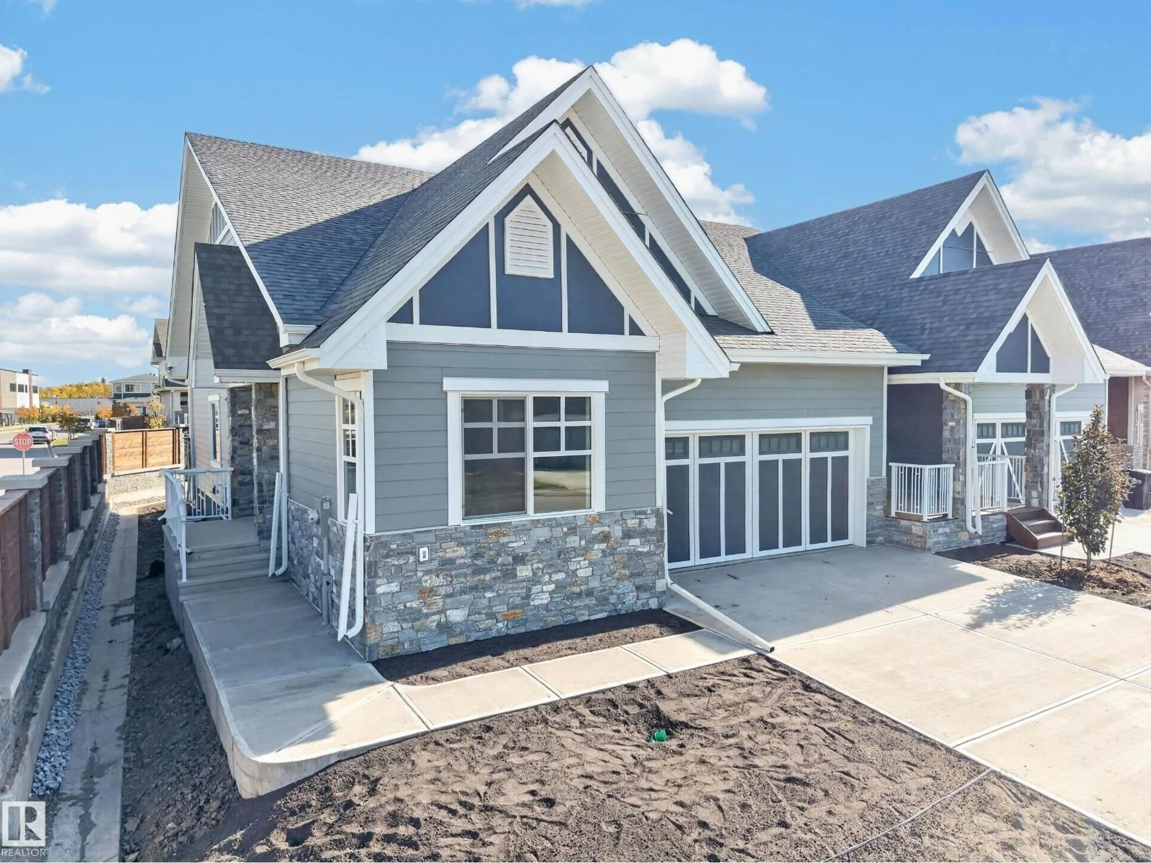 Home with vinyl exterior material, street for #13 - 120 HILLSHIRE BV, Sherwood Park Alberta T8B0C9