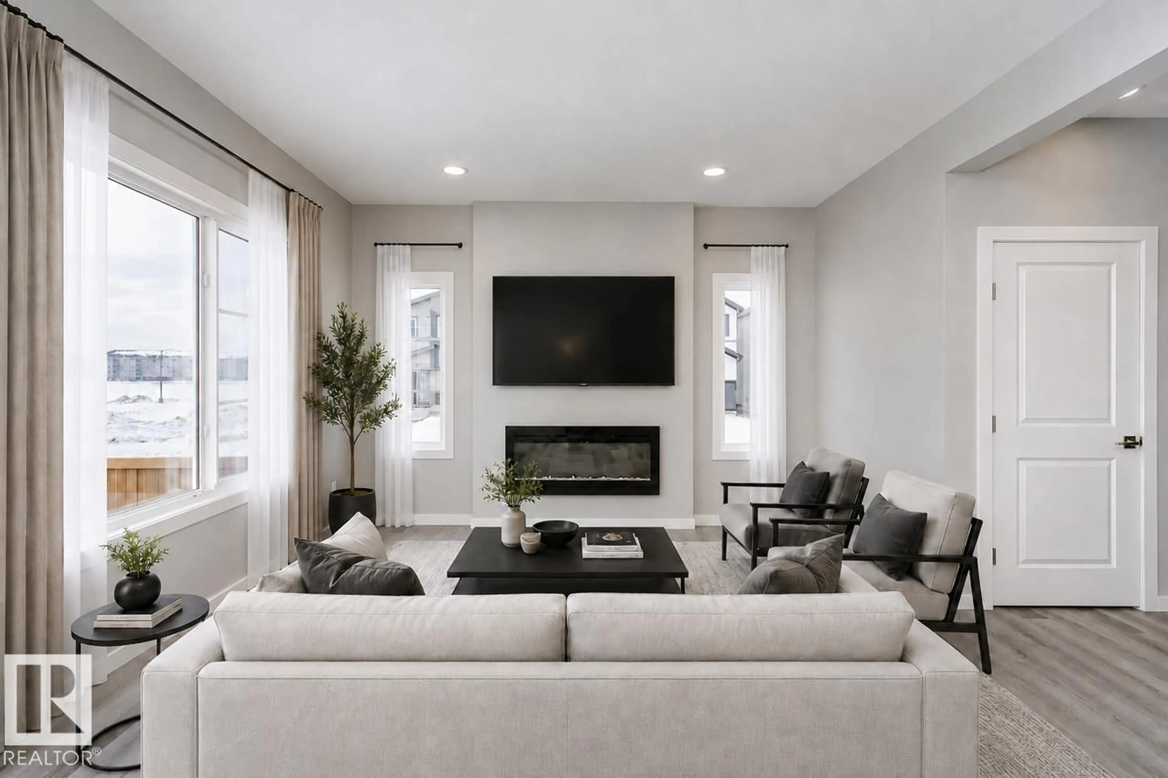 Living room with furniture, unknown for SW - 6420 30 AV, Edmonton Alberta T6X3M9
