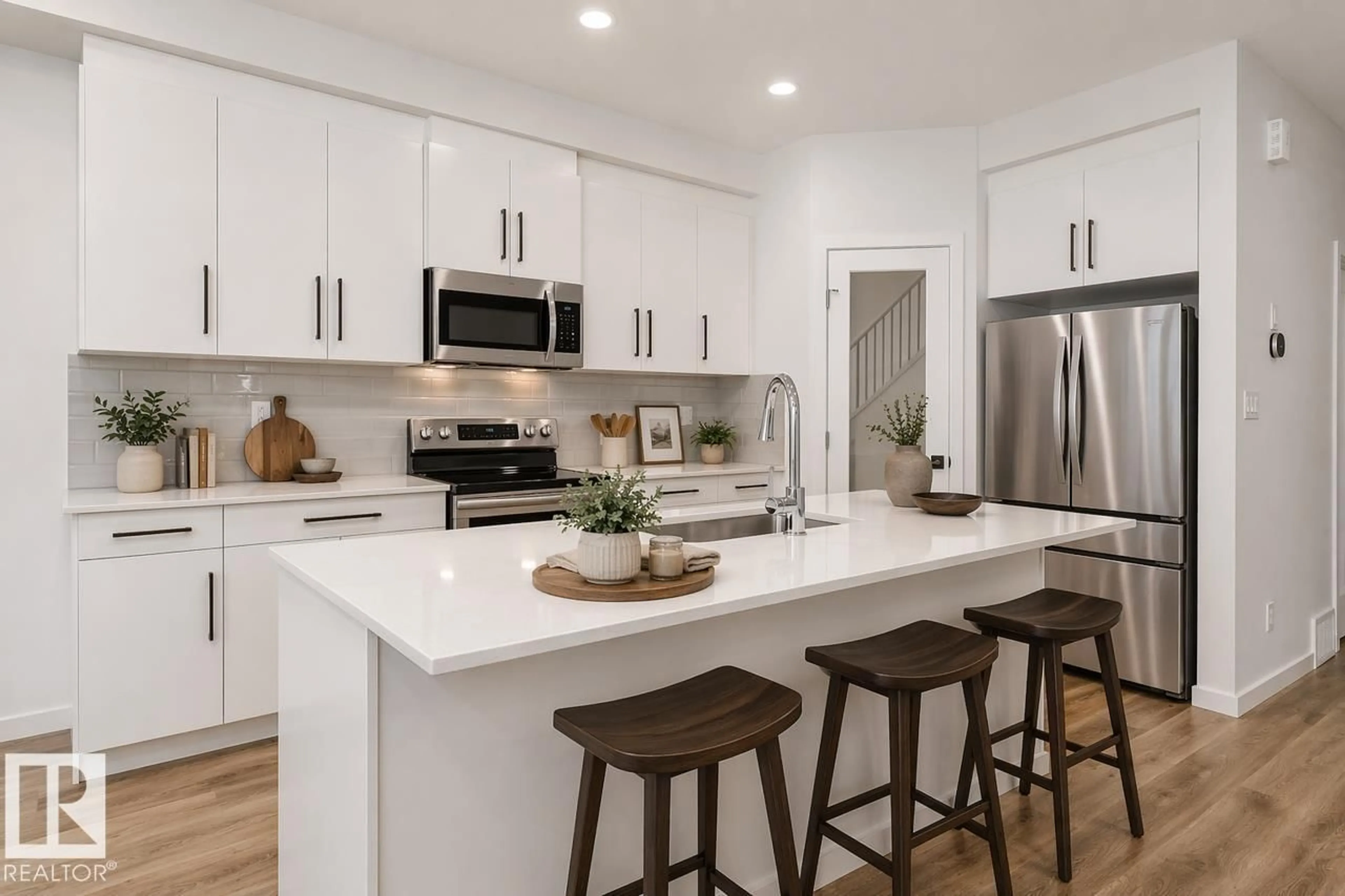 Open concept kitchen, unknown for SW - 2831 64 ST, Edmonton Alberta T6X3M8