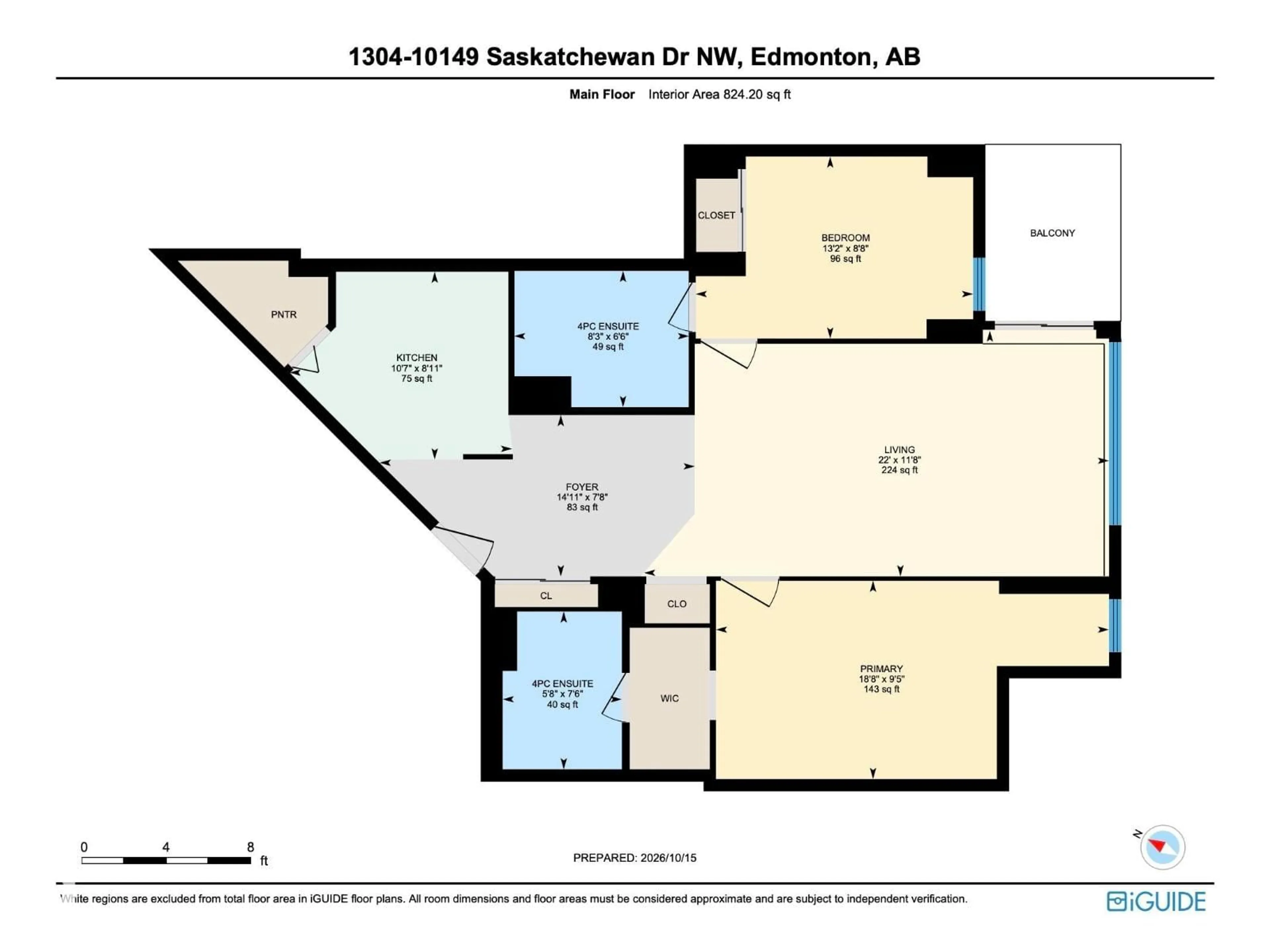 Floor plan for 1304 SASKATCHEWAN DR, Edmonton Alberta T6E6B6