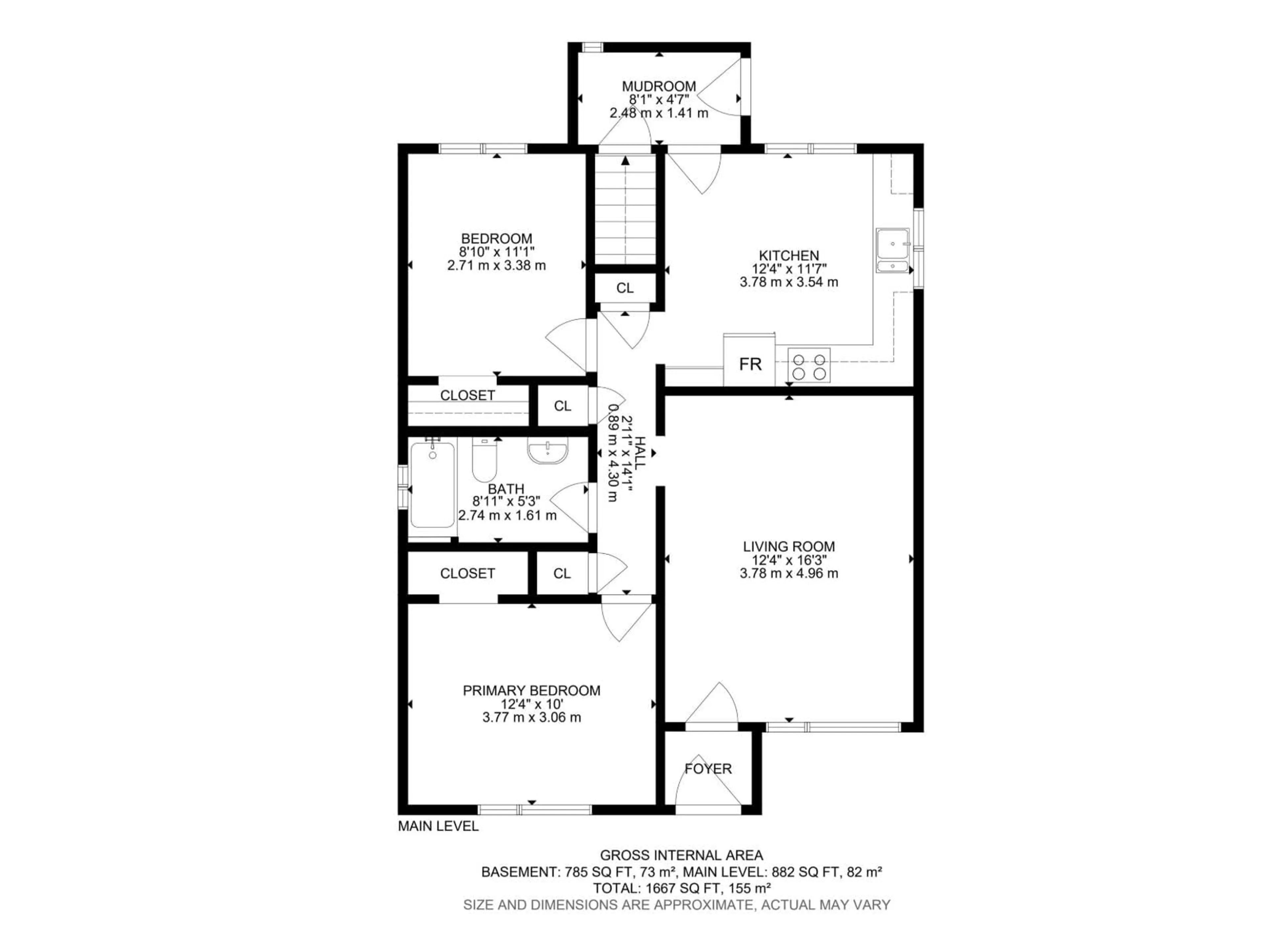 Floor plan for NW - 13019 66 ST, Edmonton Alberta T5C0A7