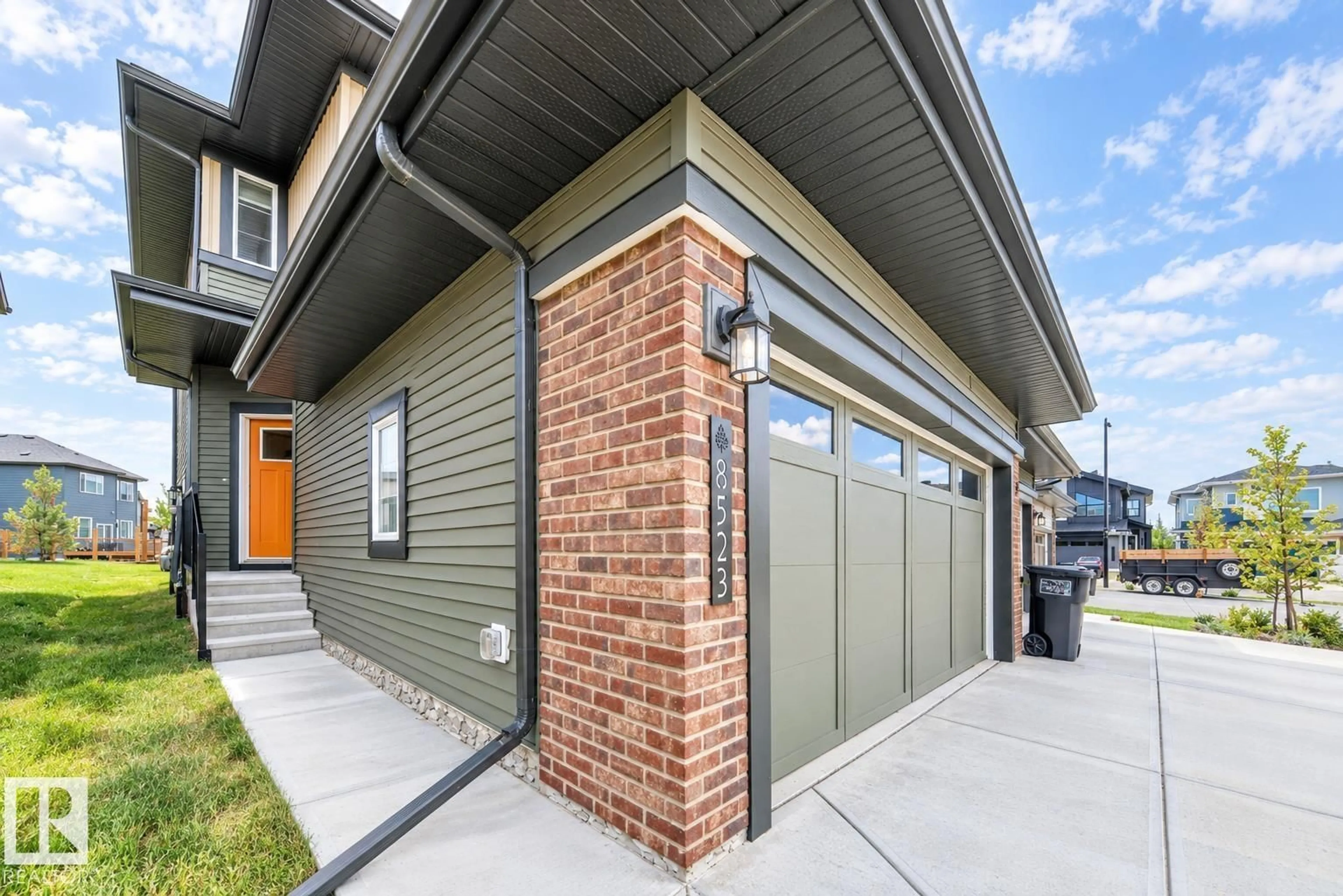 Home with brick exterior material, street for 8523 MAYDAY RU, Edmonton Alberta T6X3E9