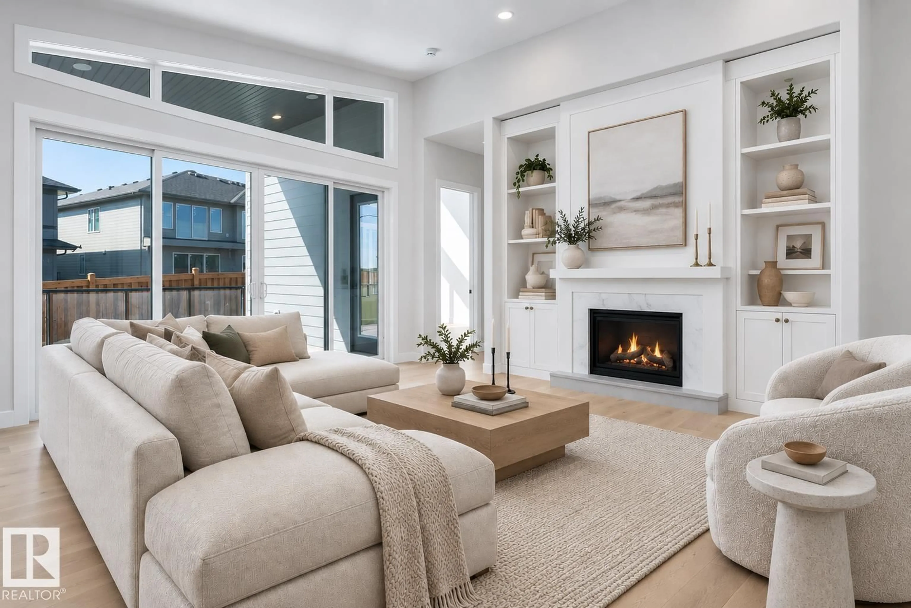 Living room with furniture, unknown for 242 HAYS RIDGE BV, Edmonton Alberta T6W5V8