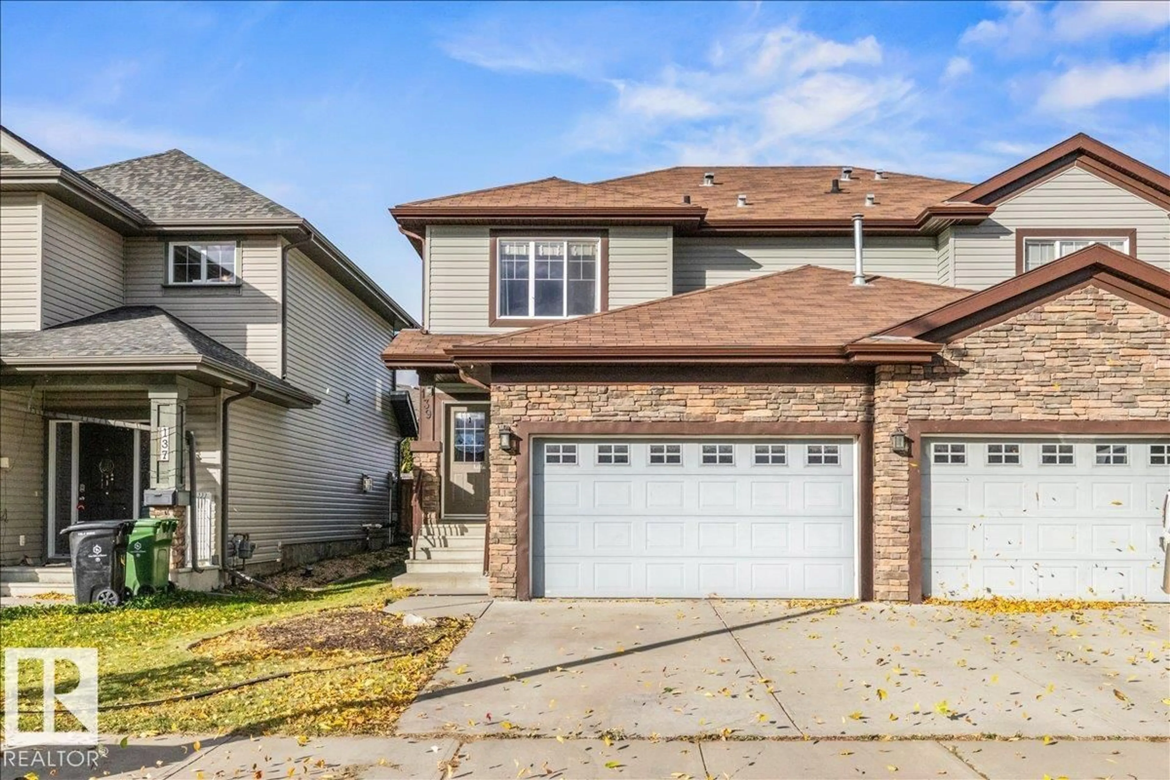 Home with vinyl exterior material, street for 139 CALVERT WD, Fort Saskatchewan Alberta T8L0E6