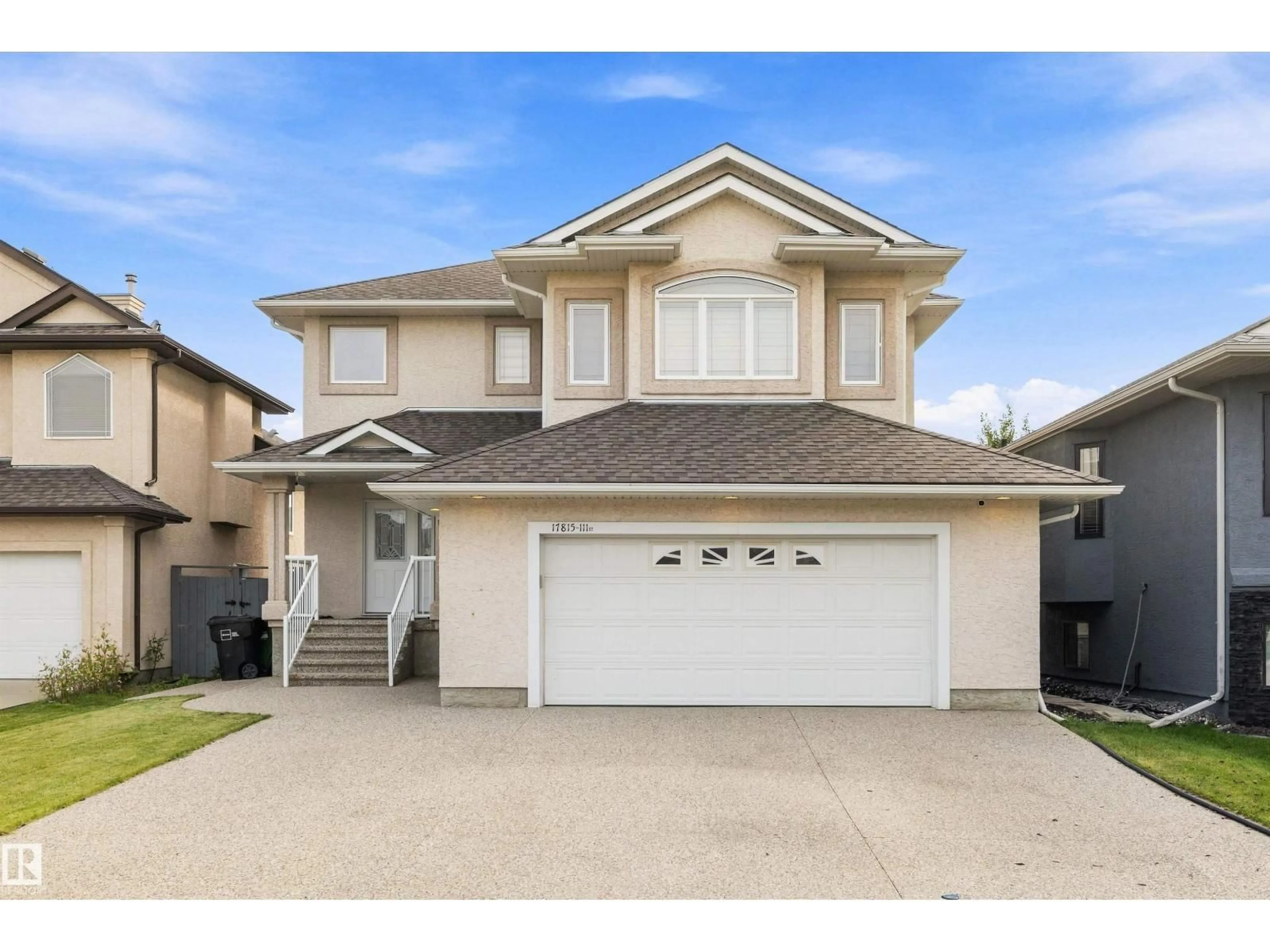 Home with vinyl exterior material, street for NW - 17815 111 ST, Edmonton Alberta T5X6J3