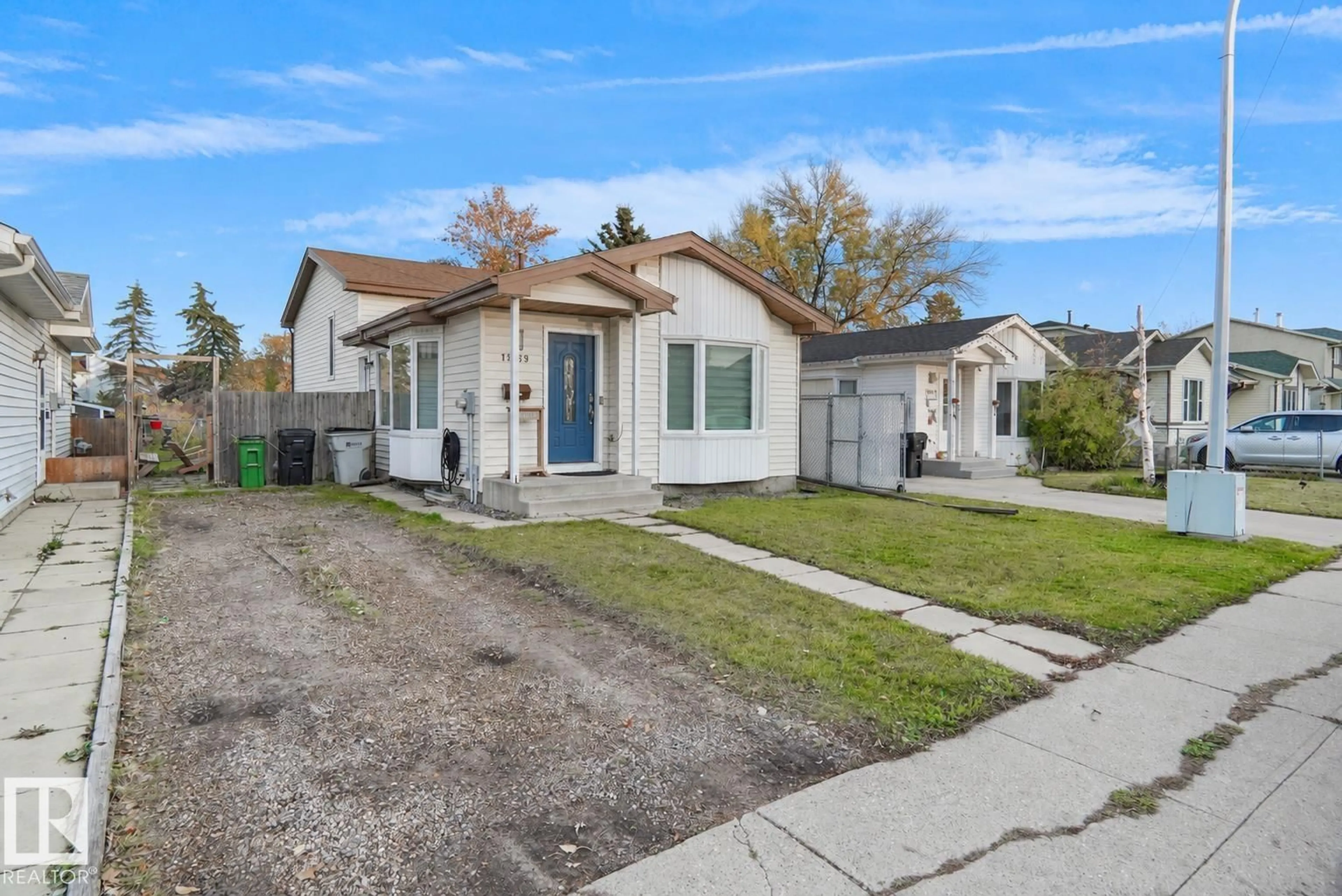 Home with vinyl exterior material, street for NW - 15629 83 ST, Edmonton Alberta T5Z2P9