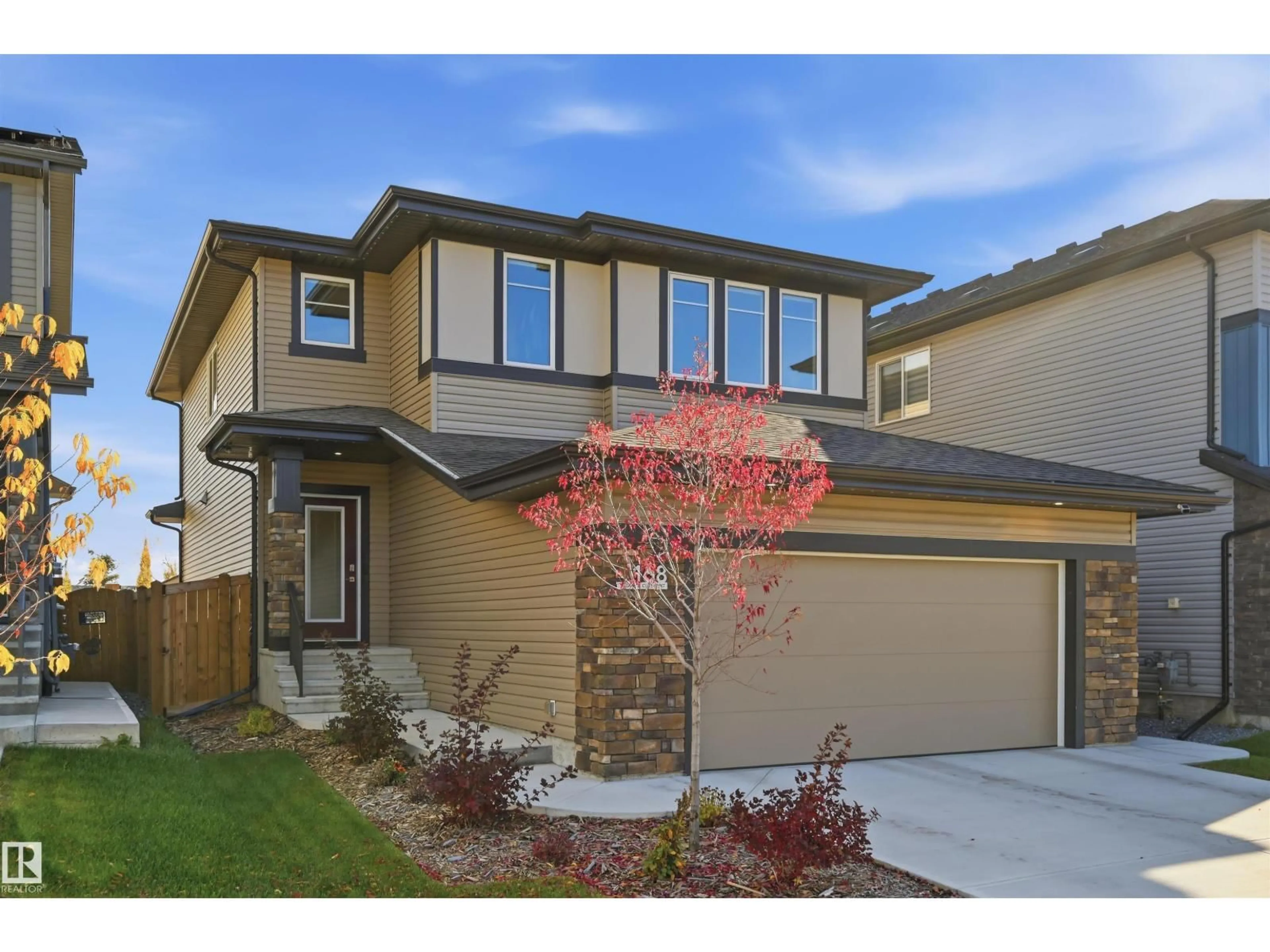 Home with brick exterior material, street for 168 LARCH CR, Leduc Alberta T9E1N3