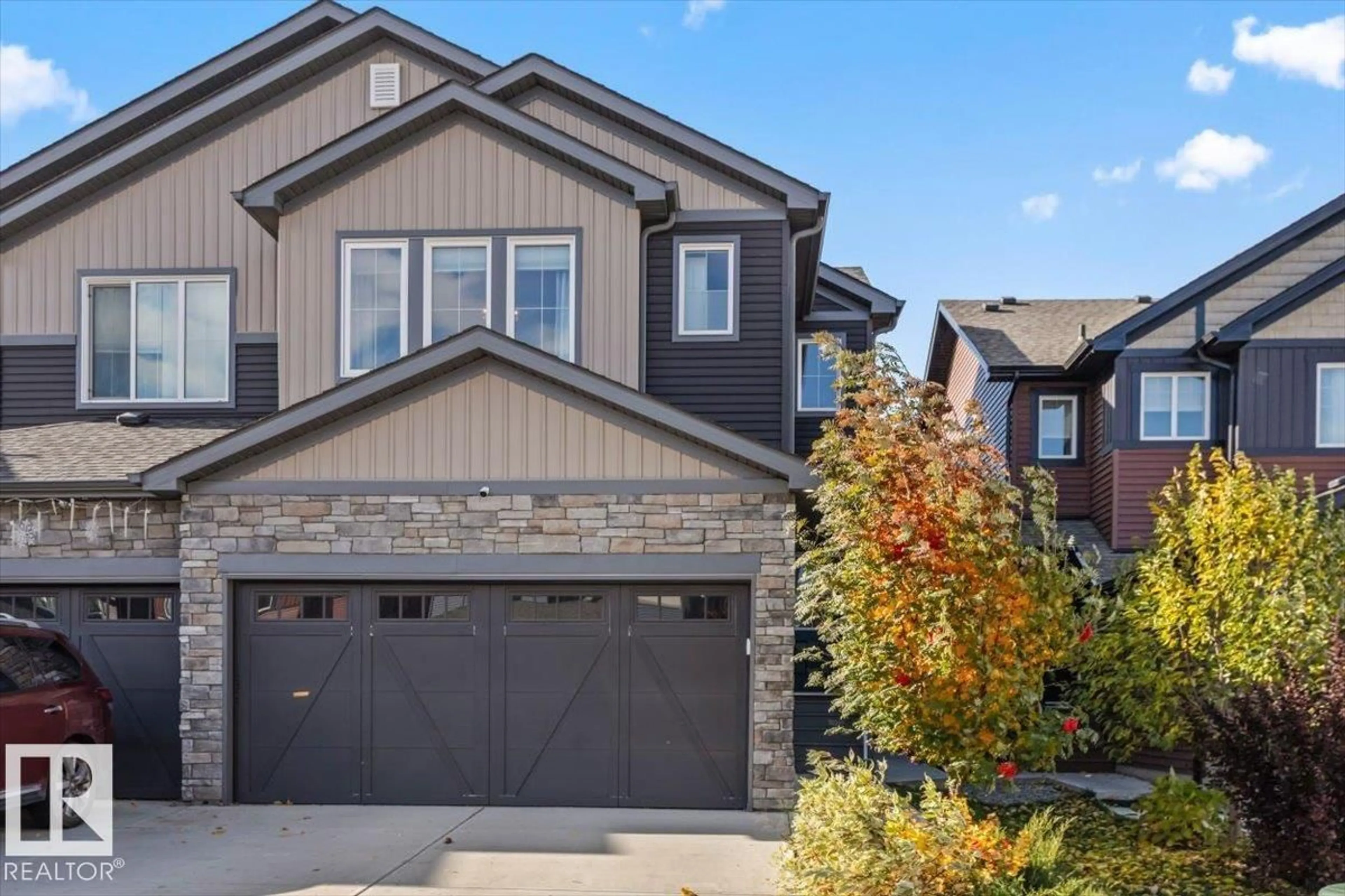 Home with brick exterior material, street for 5120 LARK CR, Edmonton Alberta T5S0N9