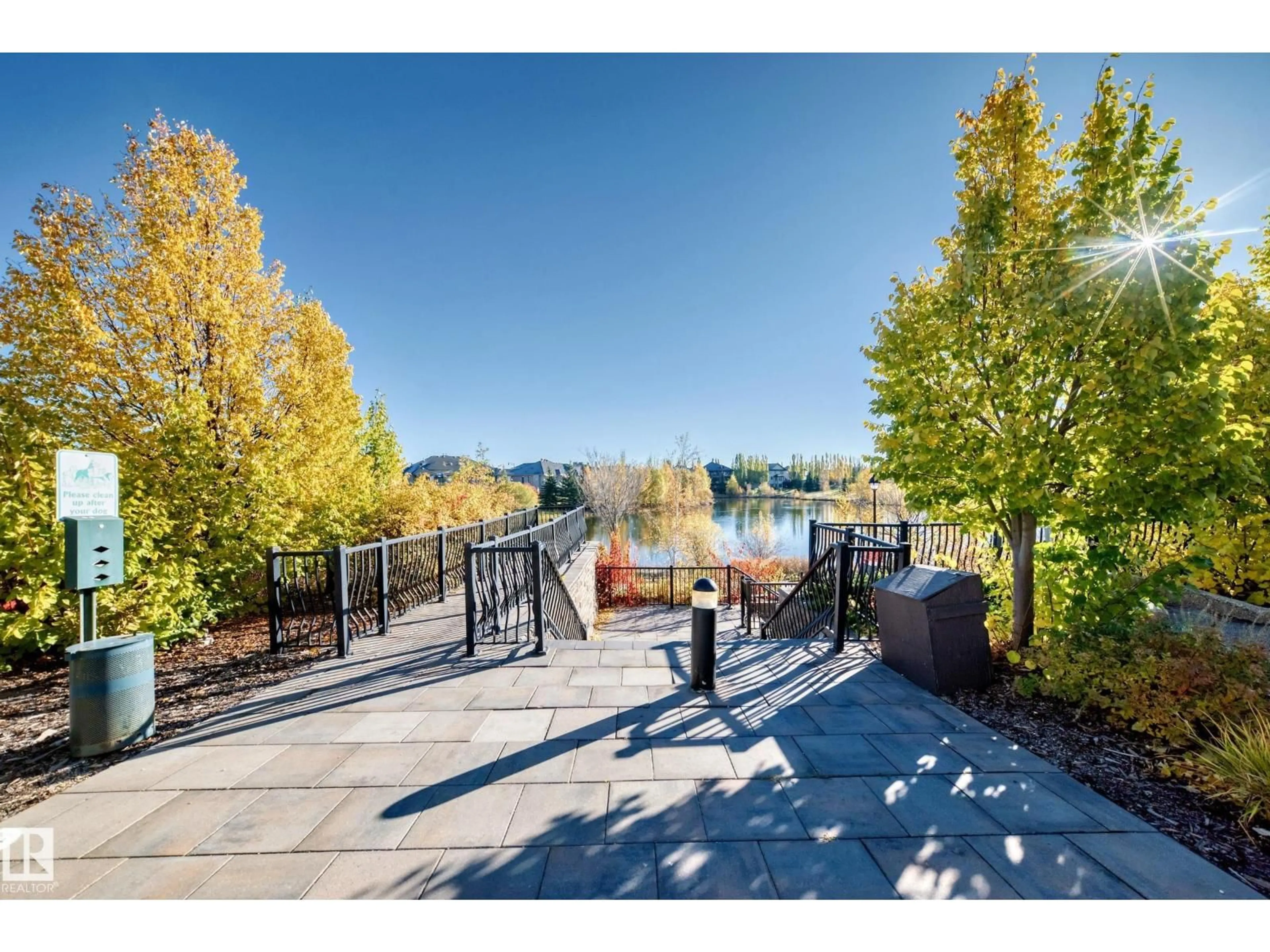 Patio, water/lake/river/ocean view for 6079 - 433 MAYNARD WAY, Edmonton Alberta T6R0S4