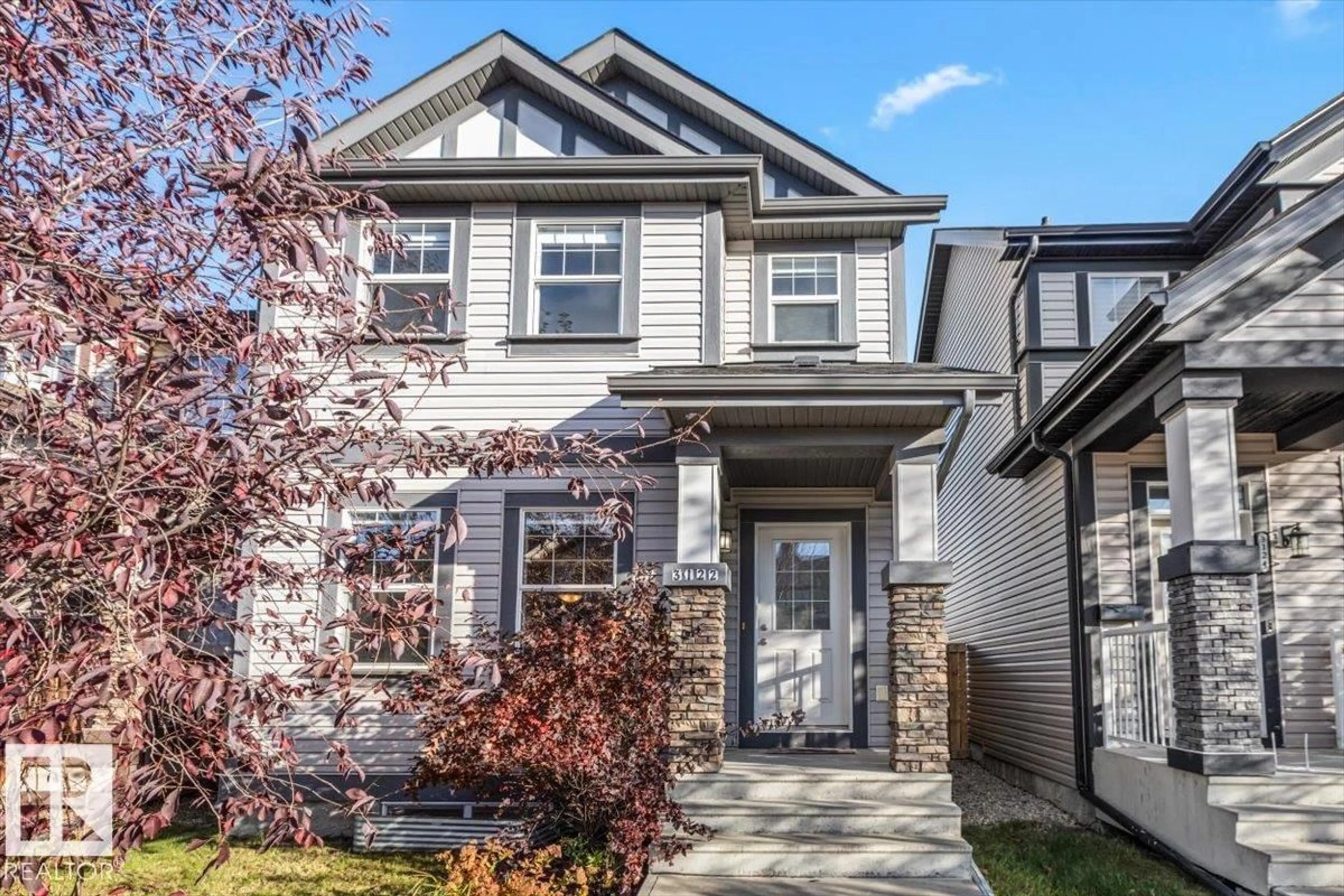 Home with vinyl exterior material, street for 3122 ARTHURS CR, Edmonton Alberta T6W2H7