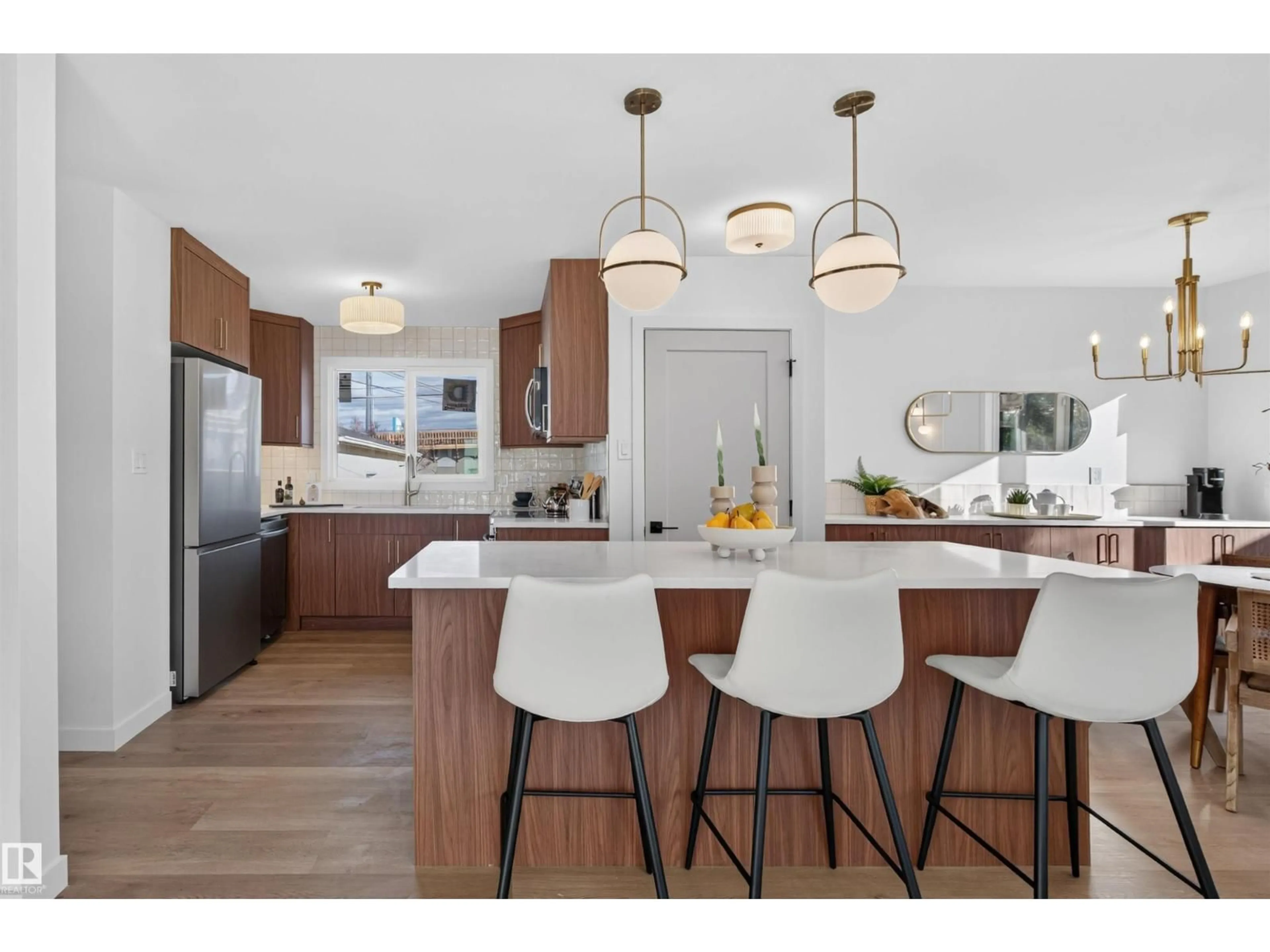Open concept kitchen, unknown for 8507 52 ST, Edmonton Alberta T6B1E8