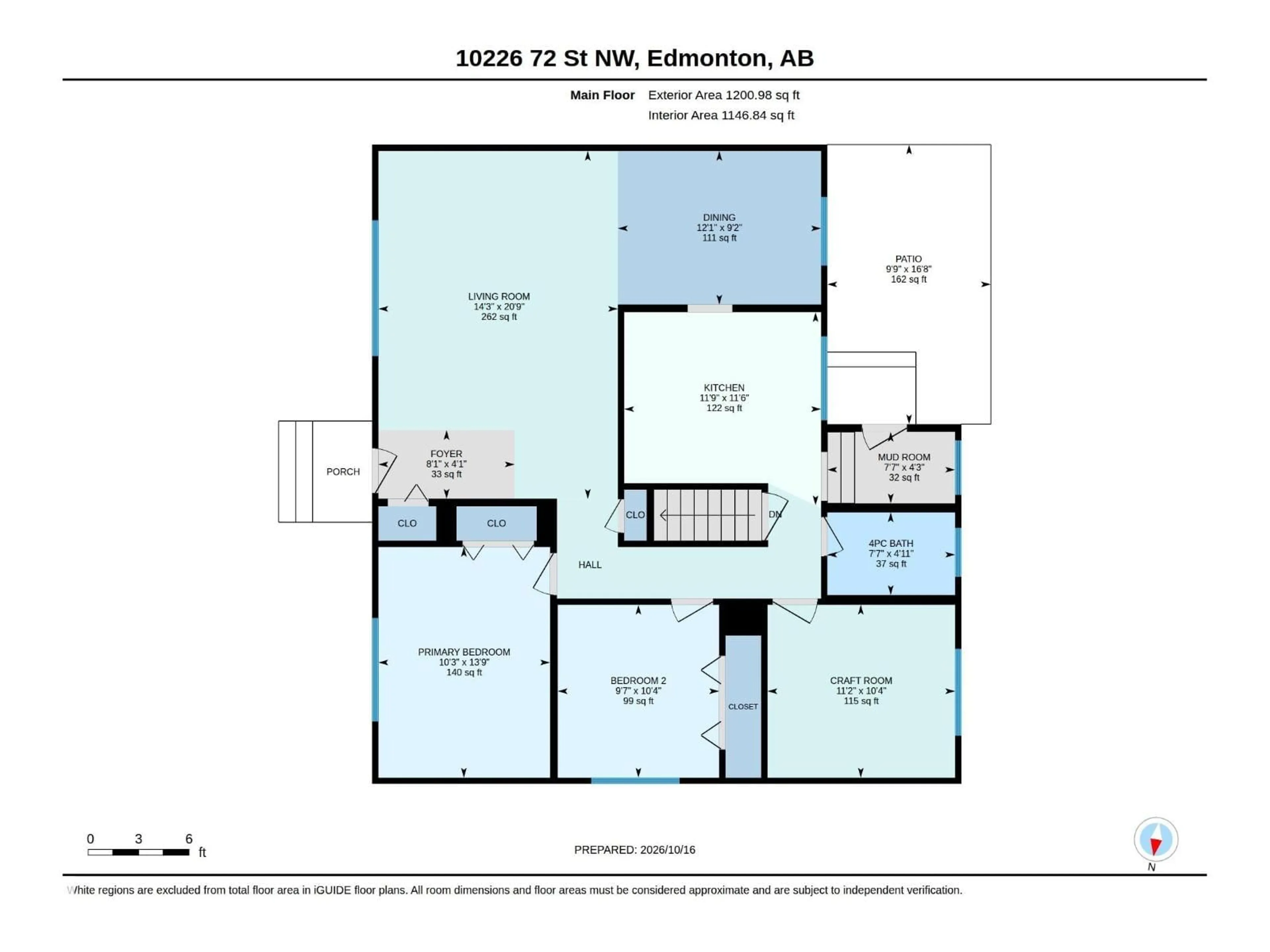 Floor plan for 10226 72 ST, Edmonton Alberta T6A2W5