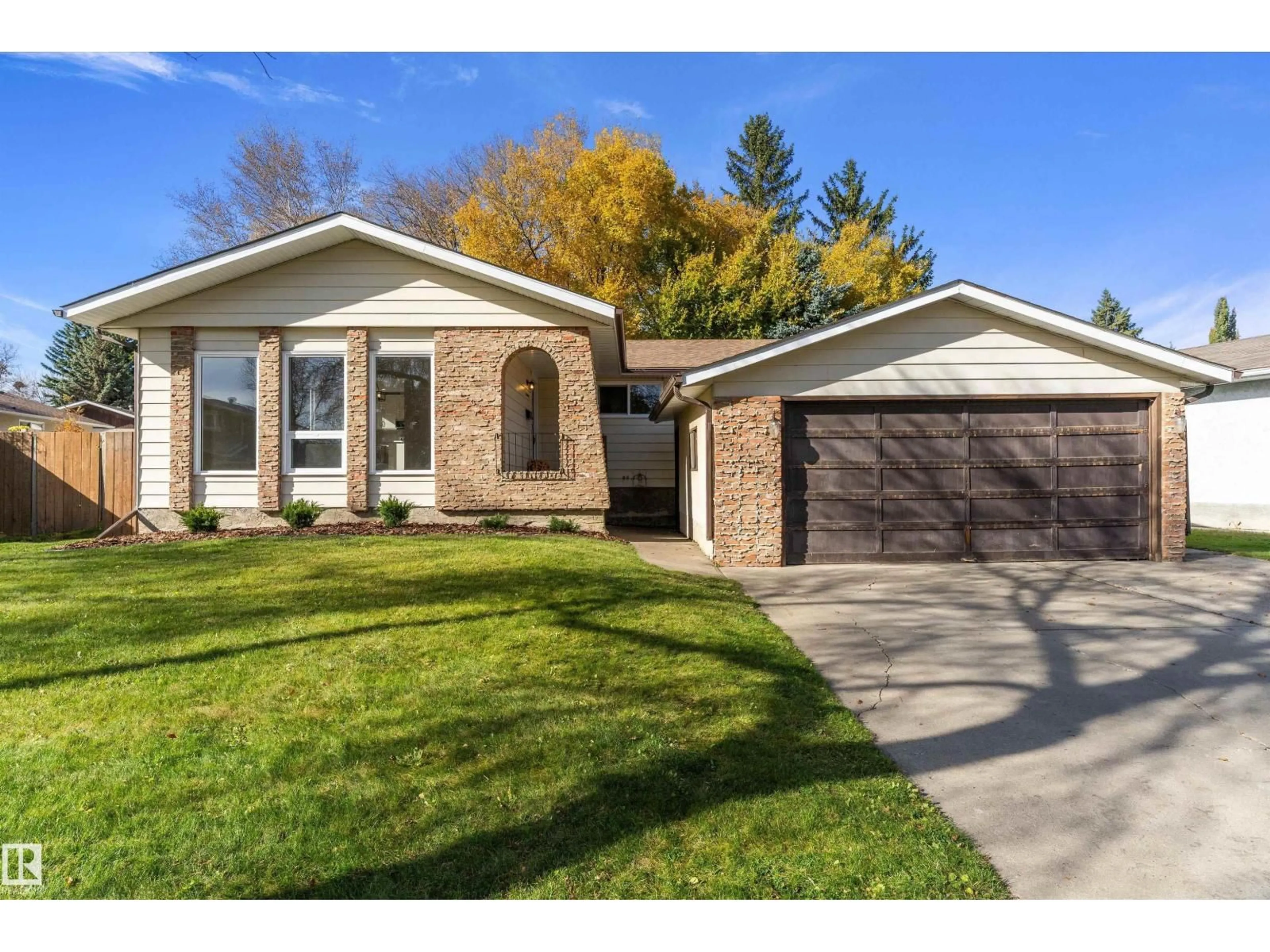 Home with brick exterior material, street for 1 LARSON AV, St. Albert Alberta T8N2H1