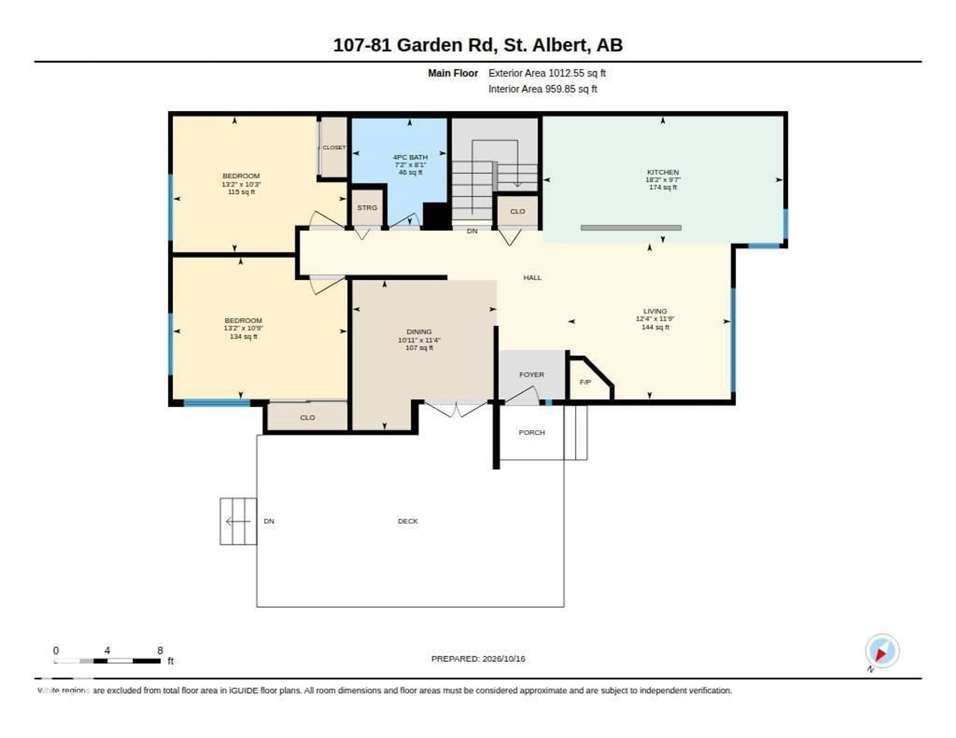 Floor plan for 107 GARDEN RD, St. Albert Alberta T8N6H7