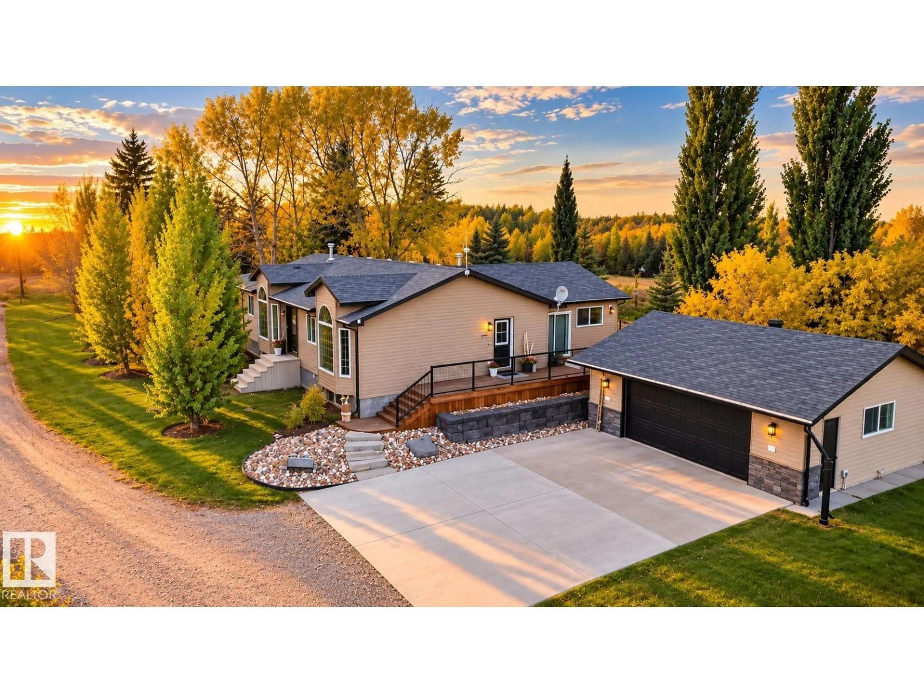 A pic from outside/outdoor area/front of a property/back of a property/a pic from drone, mountain view for 60421 RGE RD 461, Rural Bonnyville M.D. Alberta T9N2G5