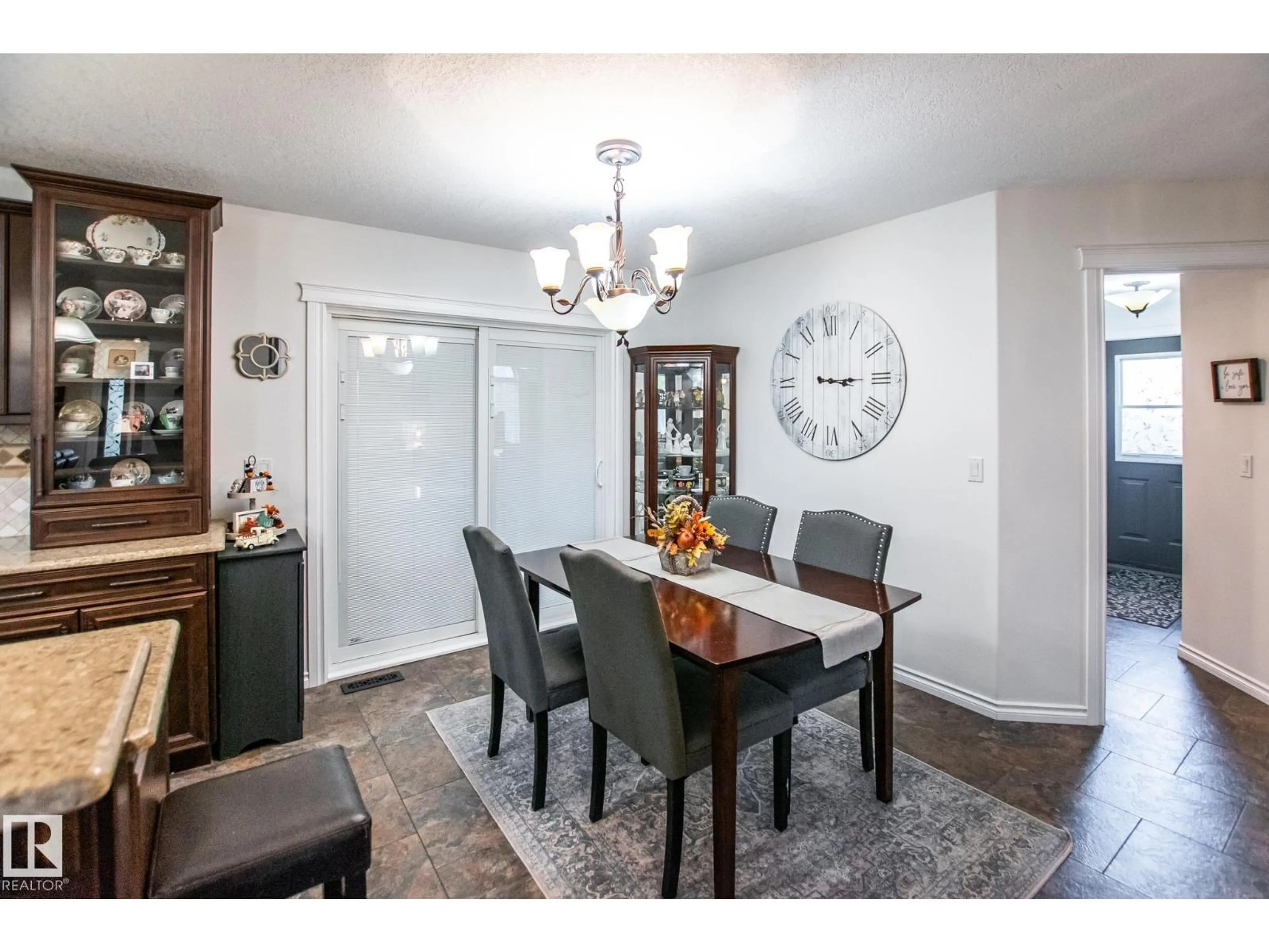 Dining room, wood/laminate floor for 60421 RGE RD 461, Rural Bonnyville M.D. Alberta T9N2G5