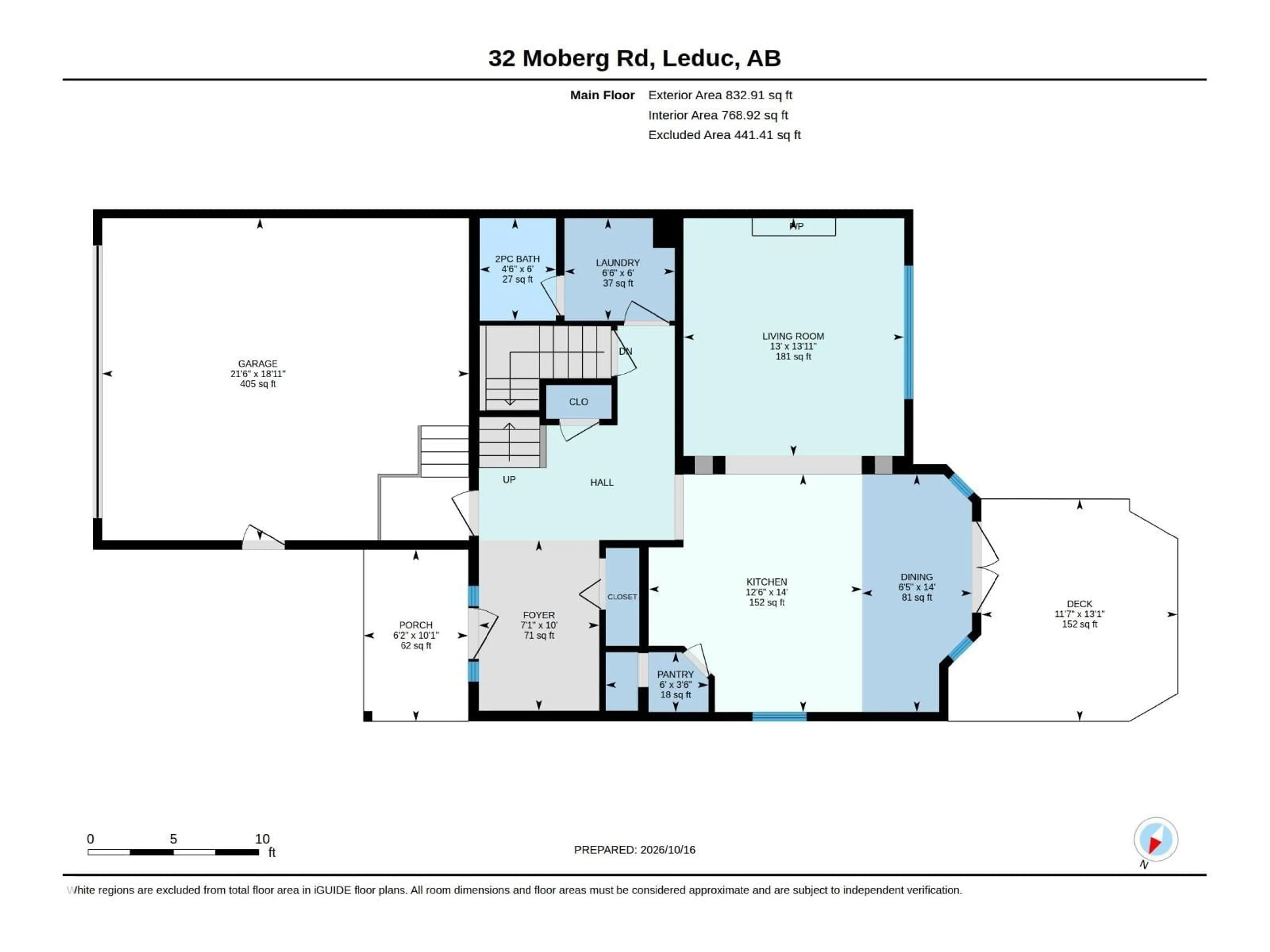 Floor plan for 32 MOBERG RD, Leduc Alberta T9E8A6
