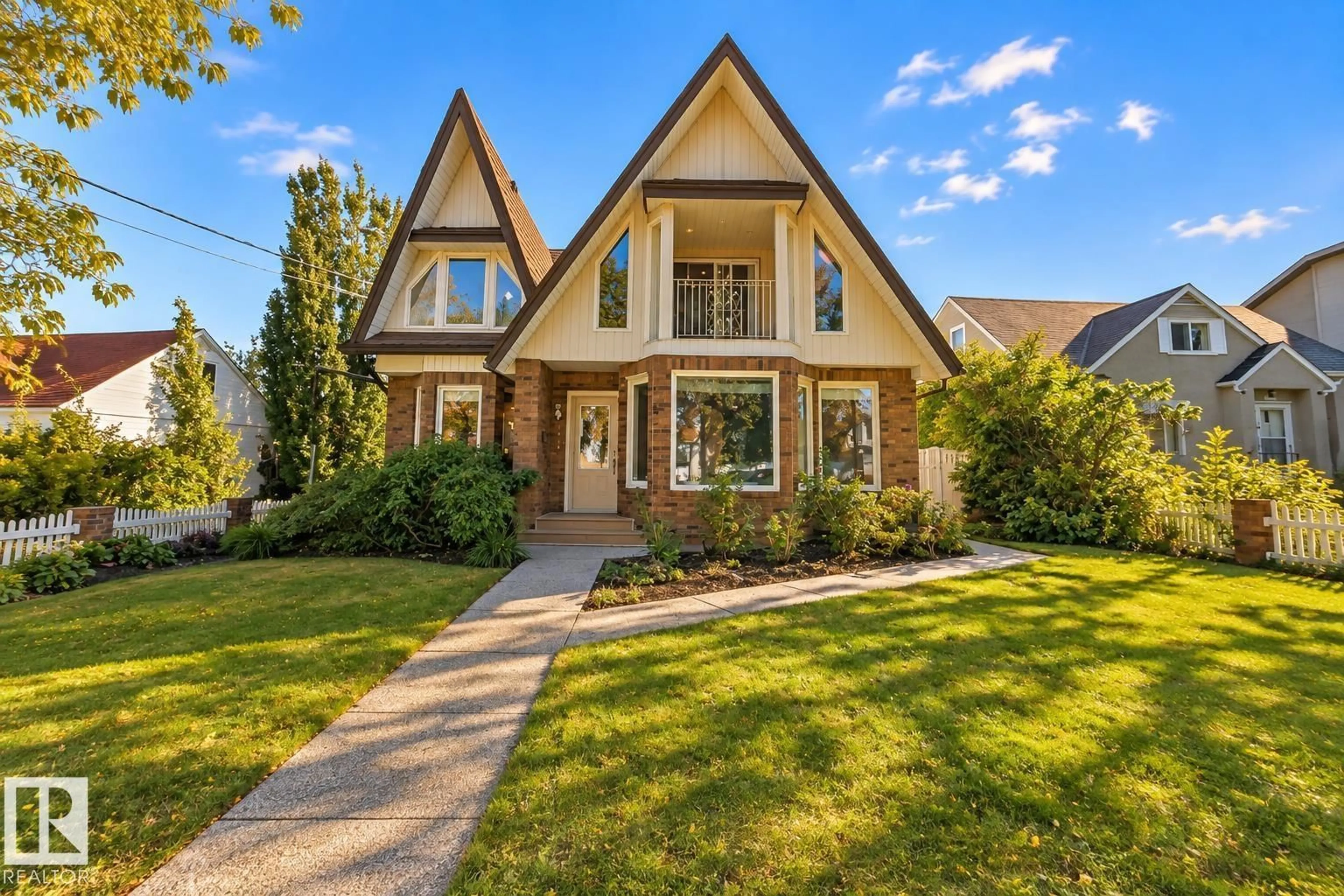 Home with brick exterior material, street for 9571 91 ST, Edmonton Alberta T6C3P6