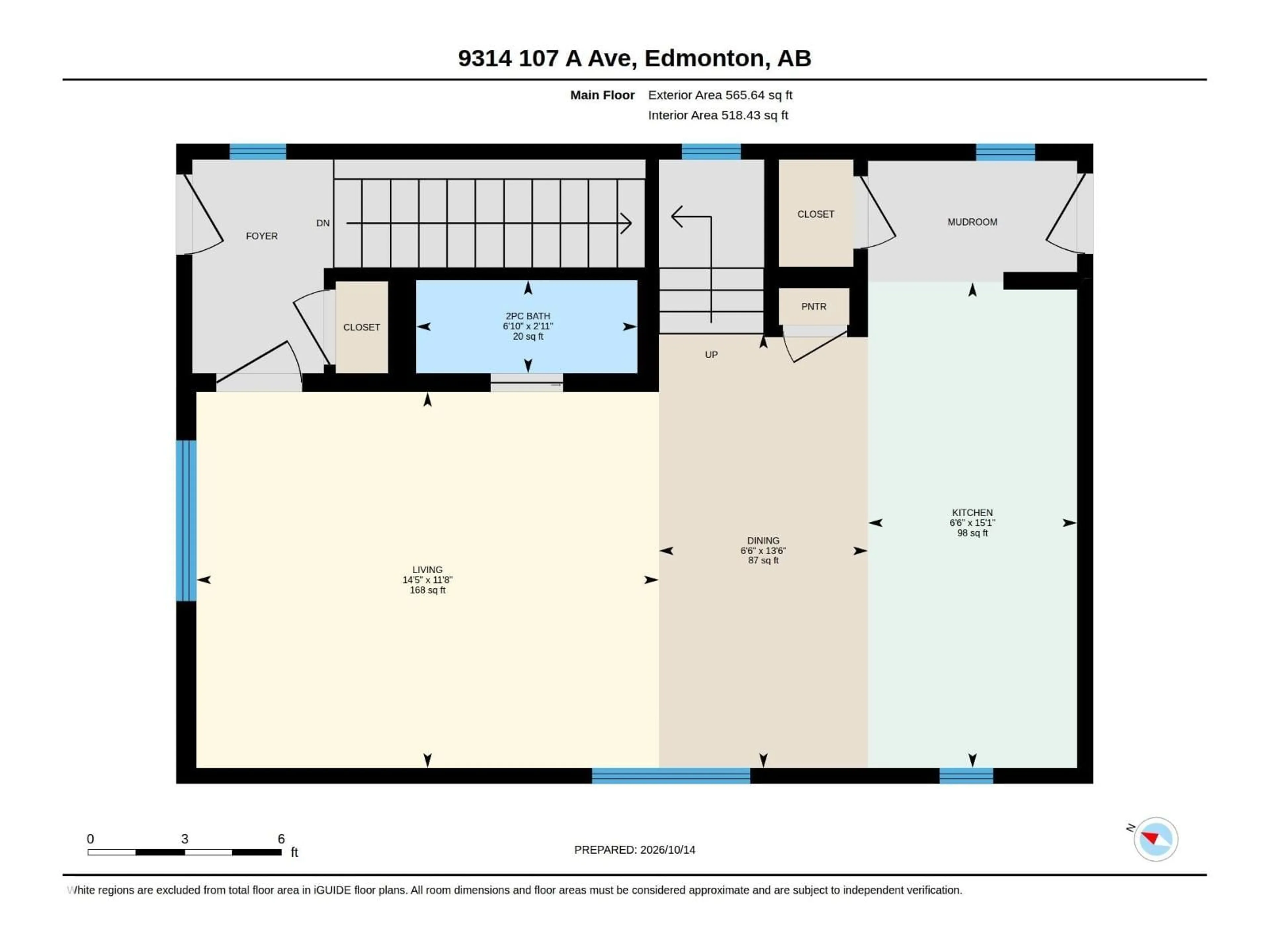 Floor plan for 9314 107A AV, Edmonton Alberta T5H0Z3