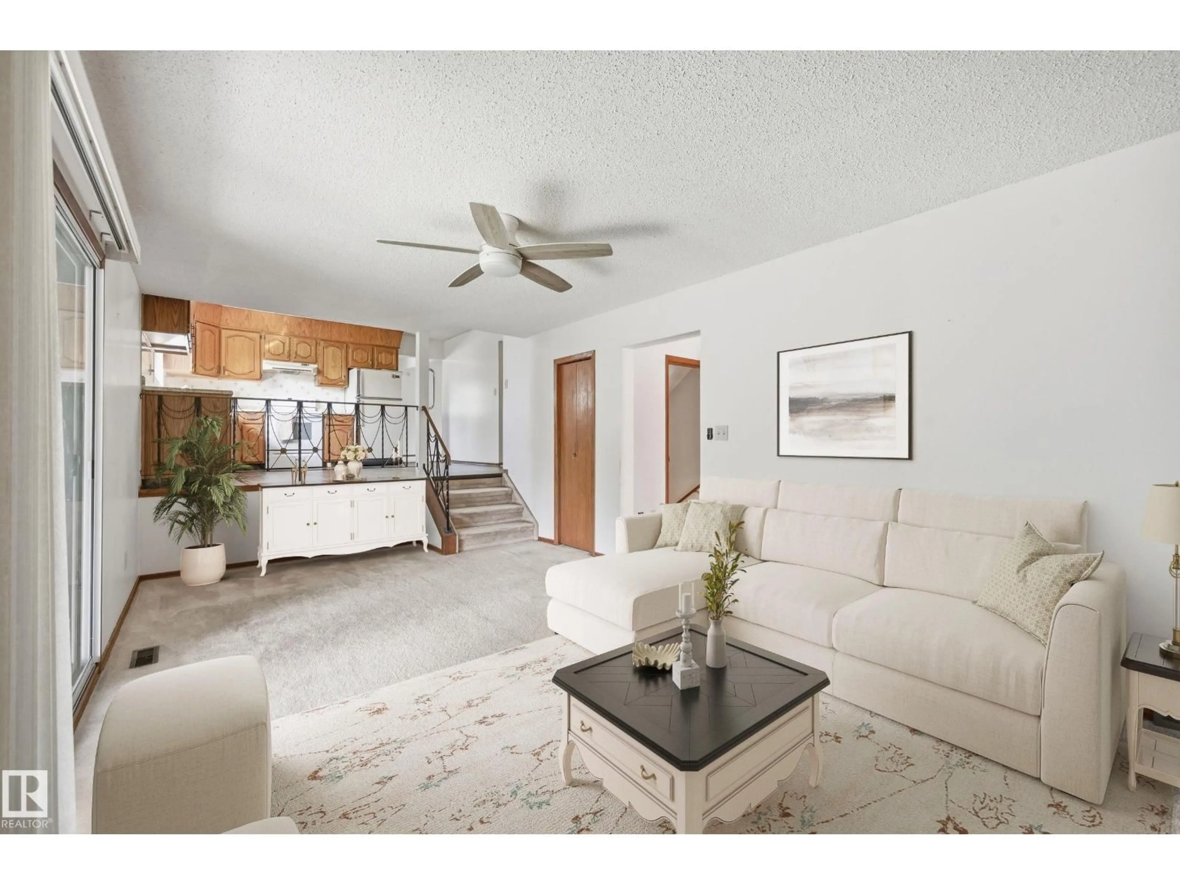 Living room with furniture, unknown for 8119 24 AV, Edmonton Alberta T6K2W2