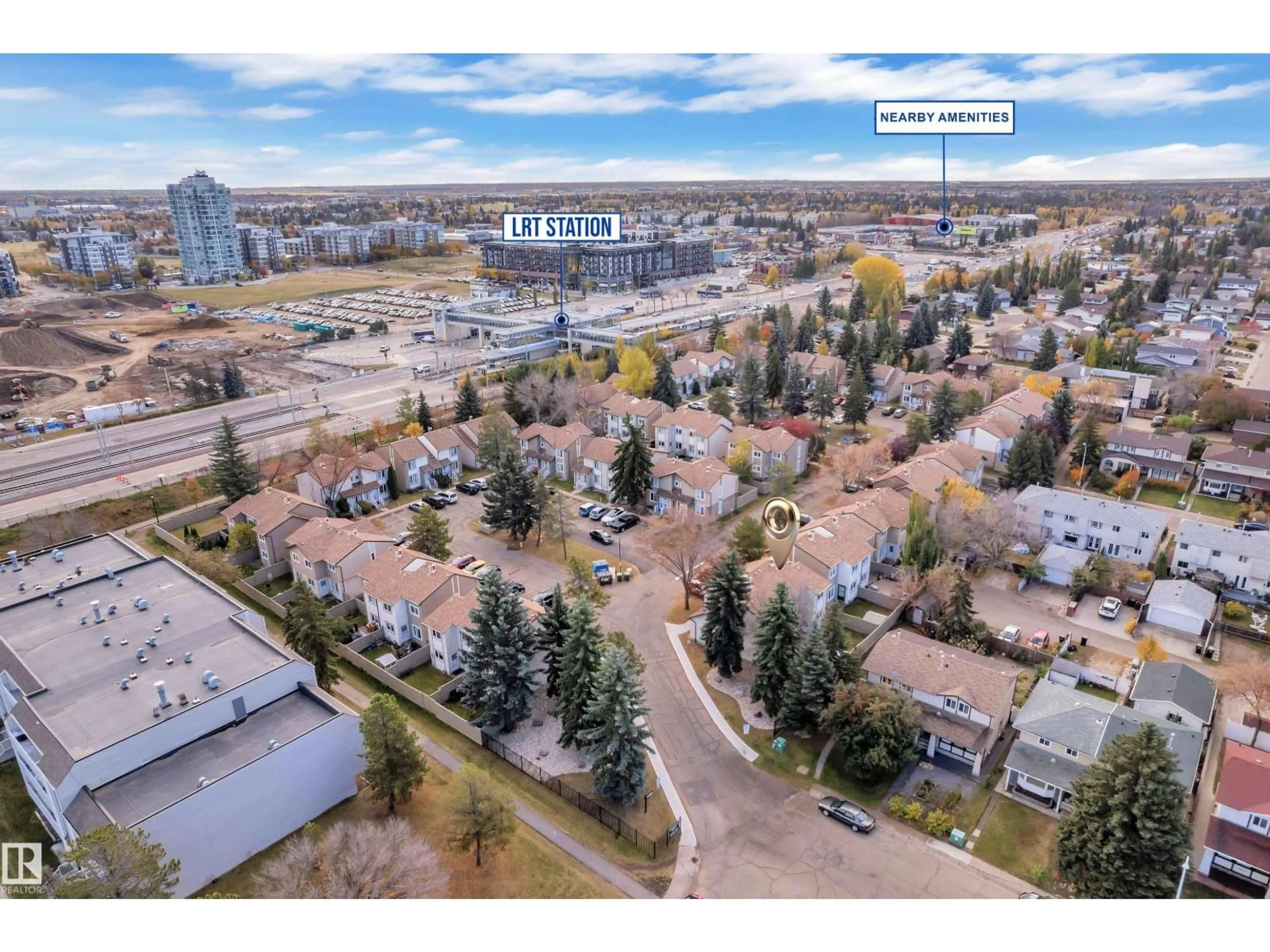 A pic from outside/outdoor area/front of a property/back of a property/a pic from drone, street for #2 - 11115 27 AV, Edmonton Alberta T6J5N3