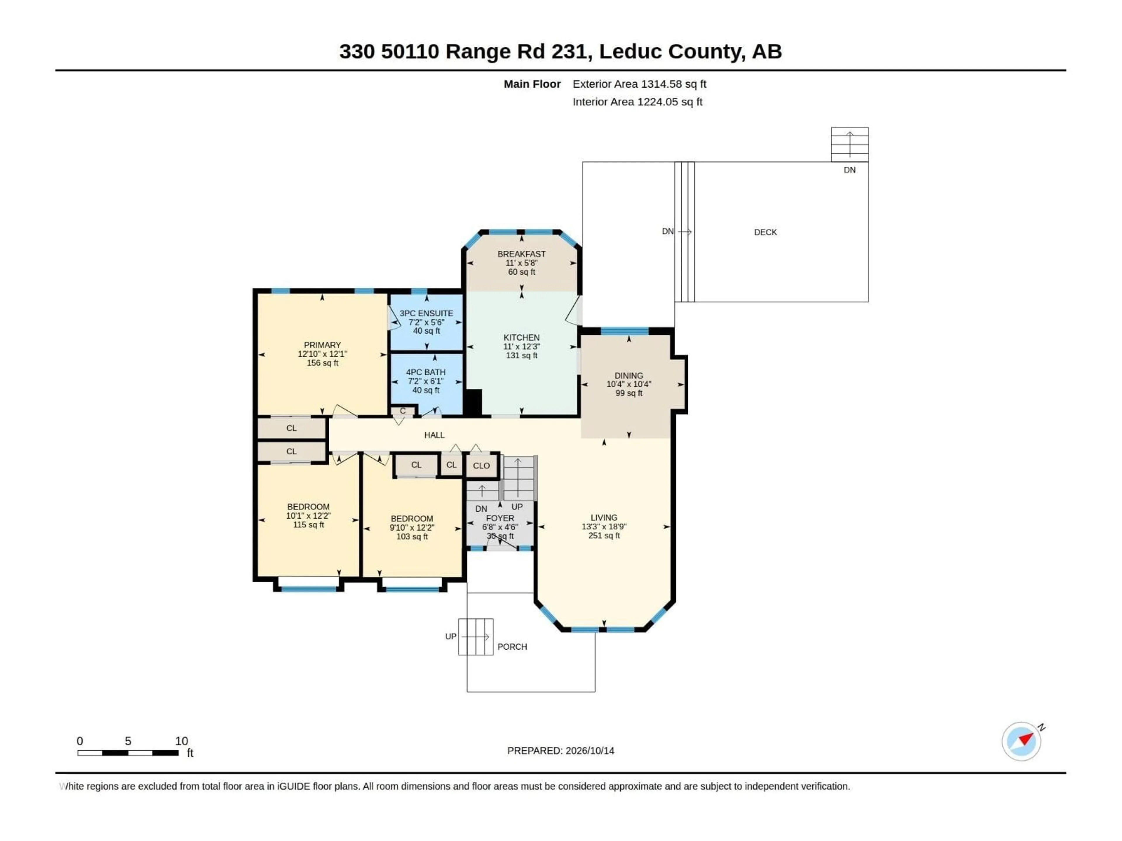 Floor plan for 330 50110 RGE RD, Rural Leduc County Alberta T0B3M3