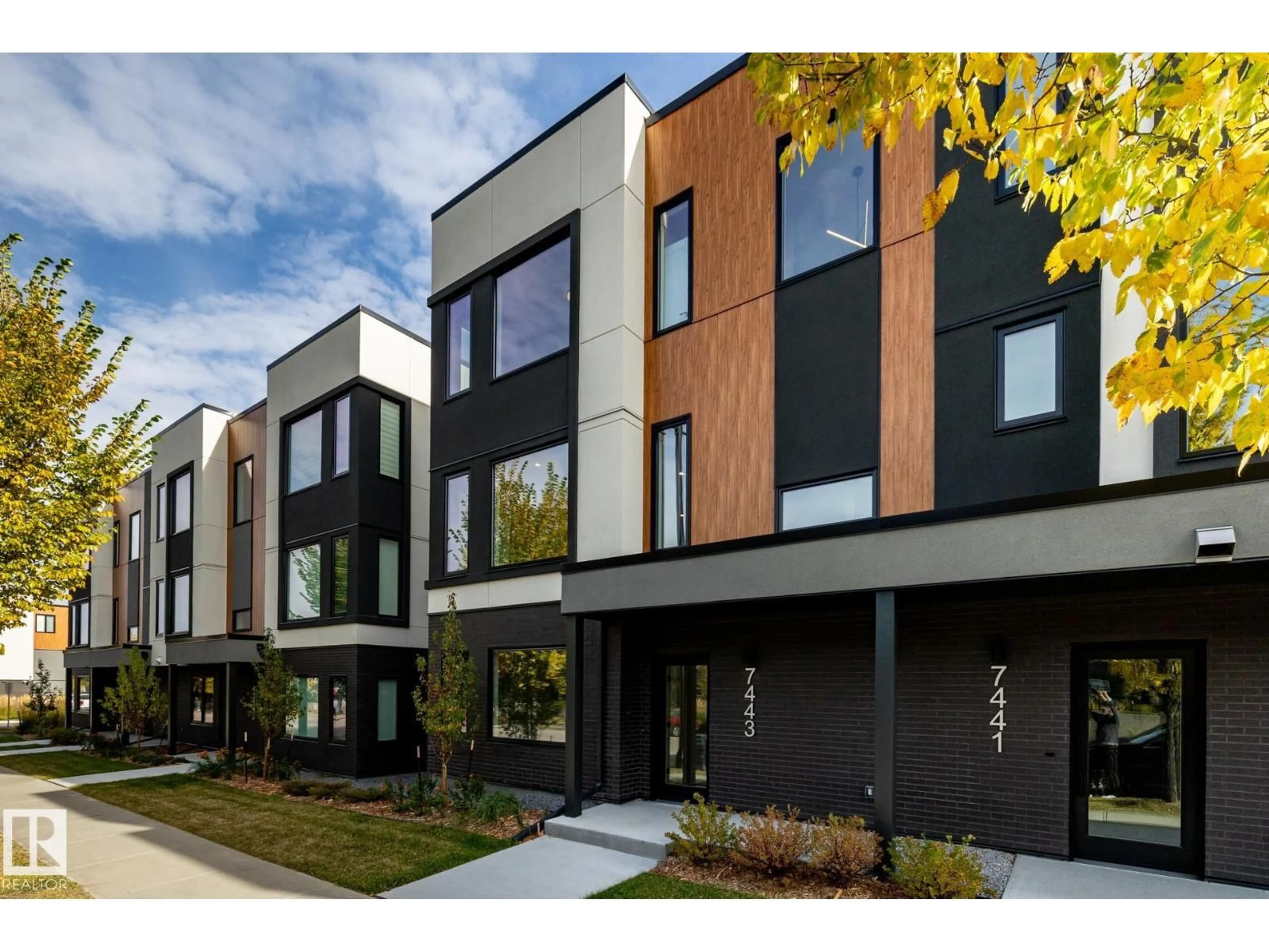 Home with brick exterior material, street for 7443 MAY COMMON, Edmonton Alberta T6R0X4