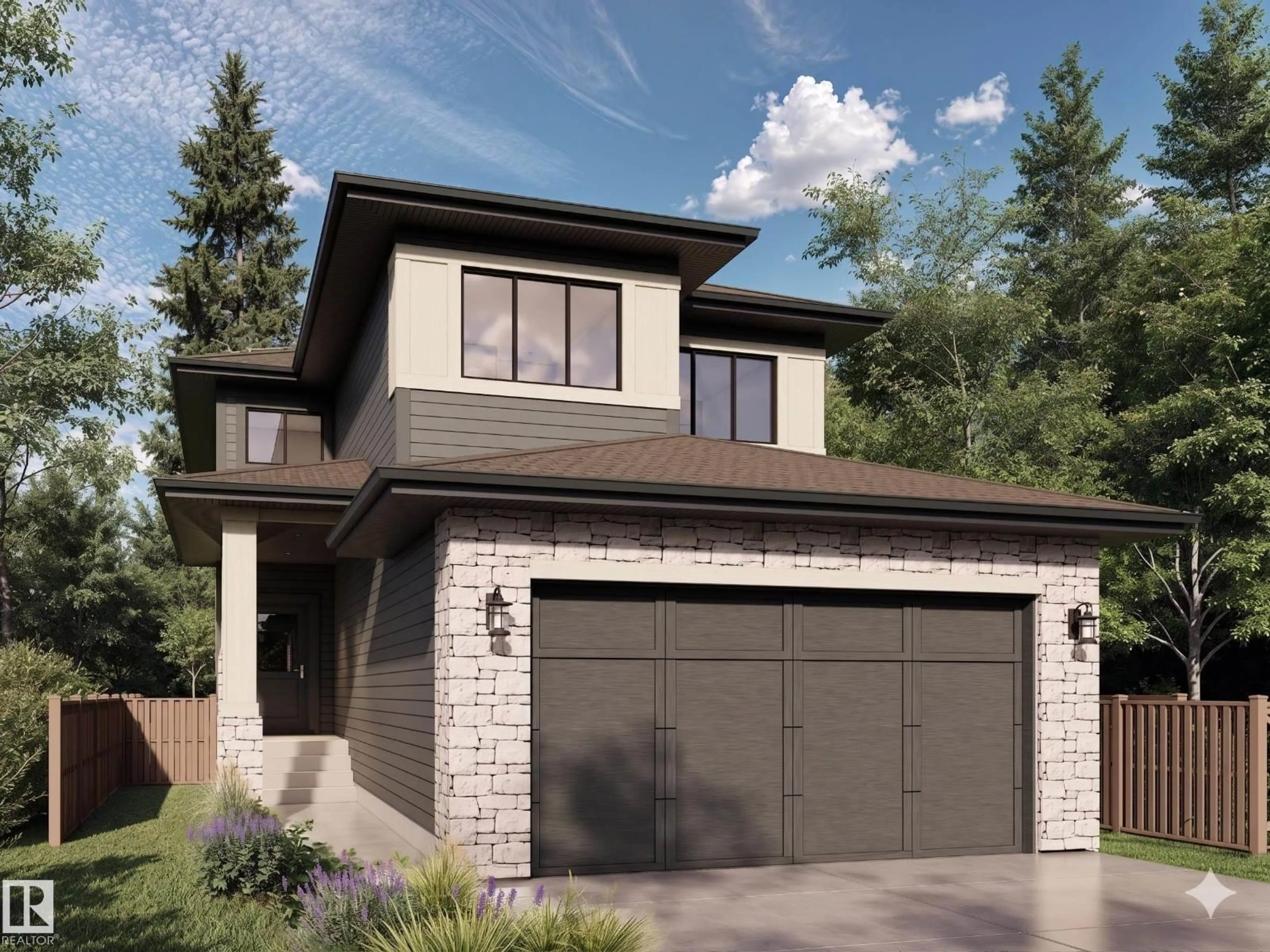 Home with brick exterior material, street for NW - 5823 RAVEN CR, Edmonton Alberta T5S0X8