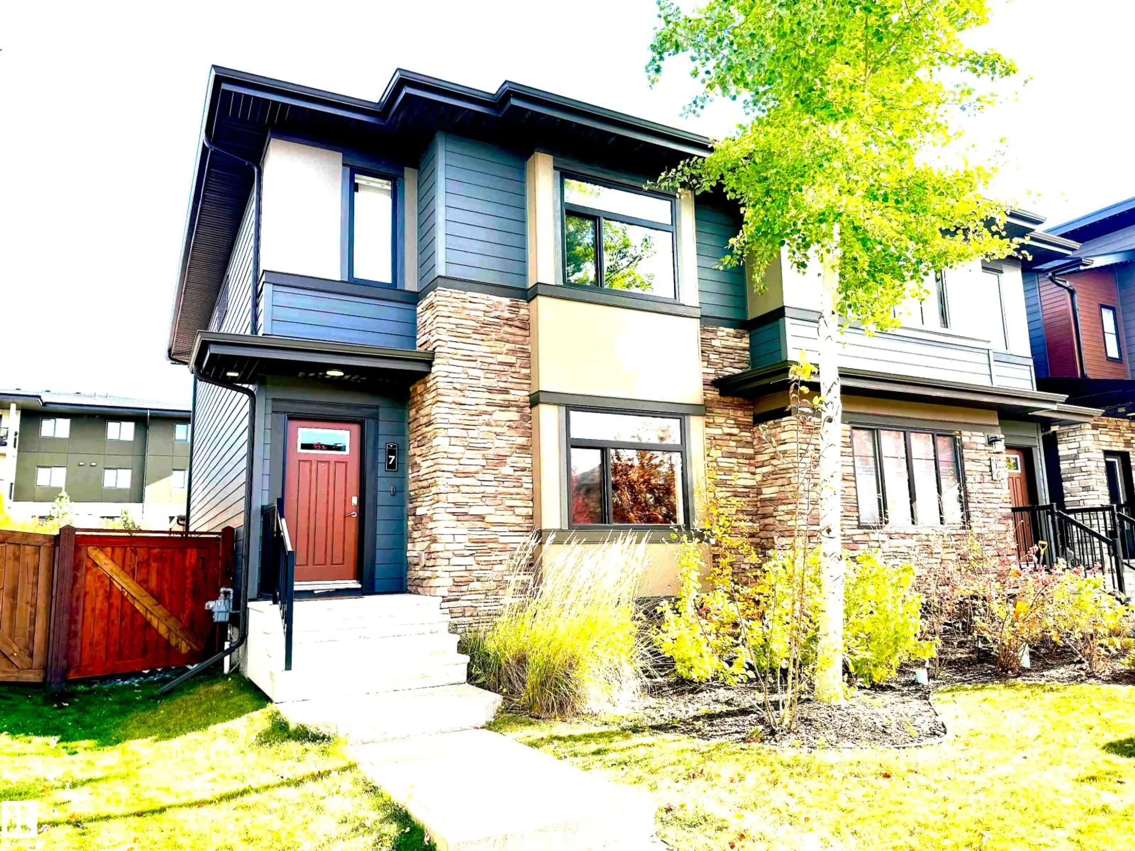 Home with brick exterior material, street for 7 AMESBURY WD, Sherwood Park Alberta T8B0B3