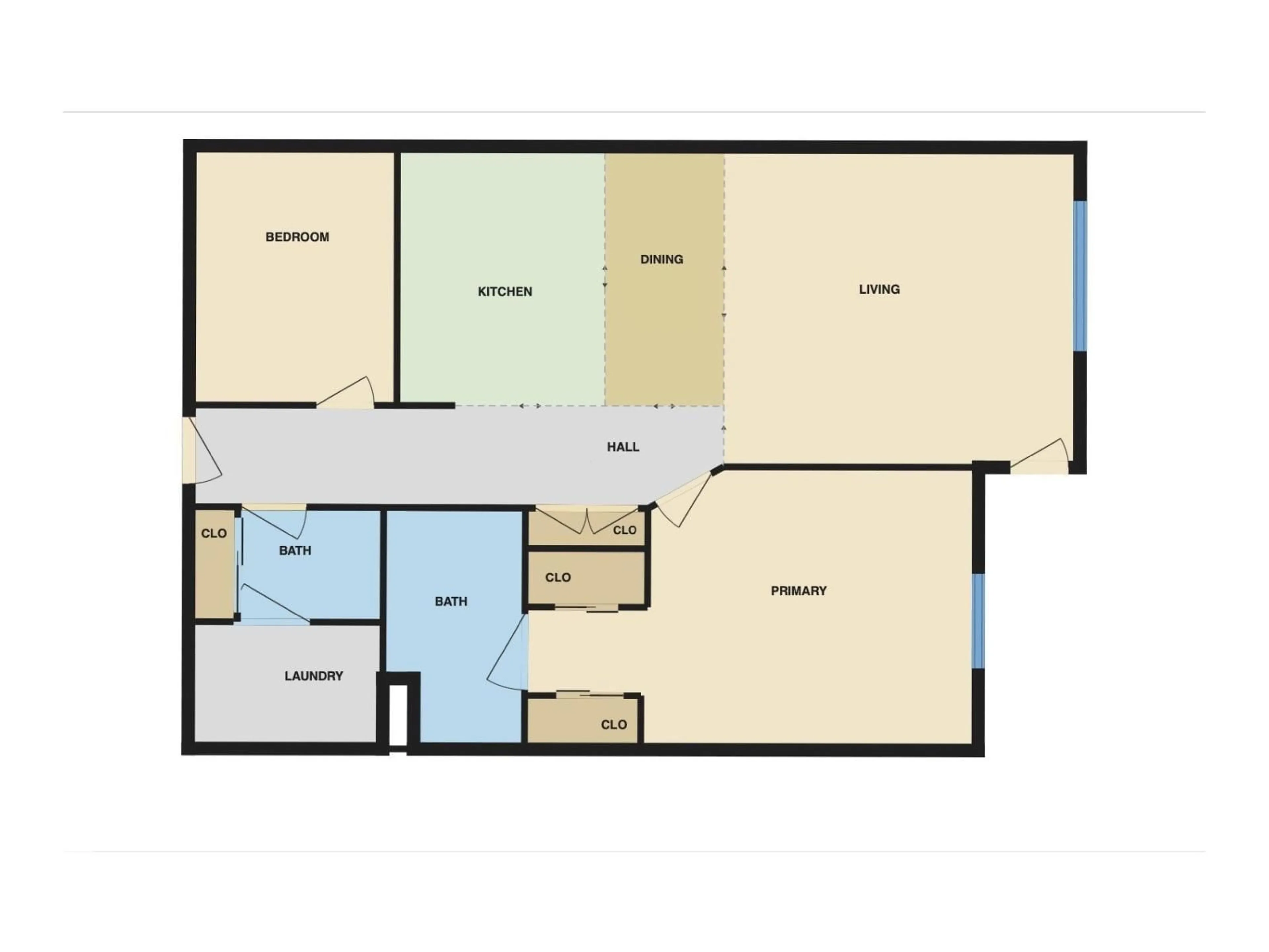 Floor plan for 209 - 1589 GLASTONBURY BV, Edmonton Alberta T5T2V1