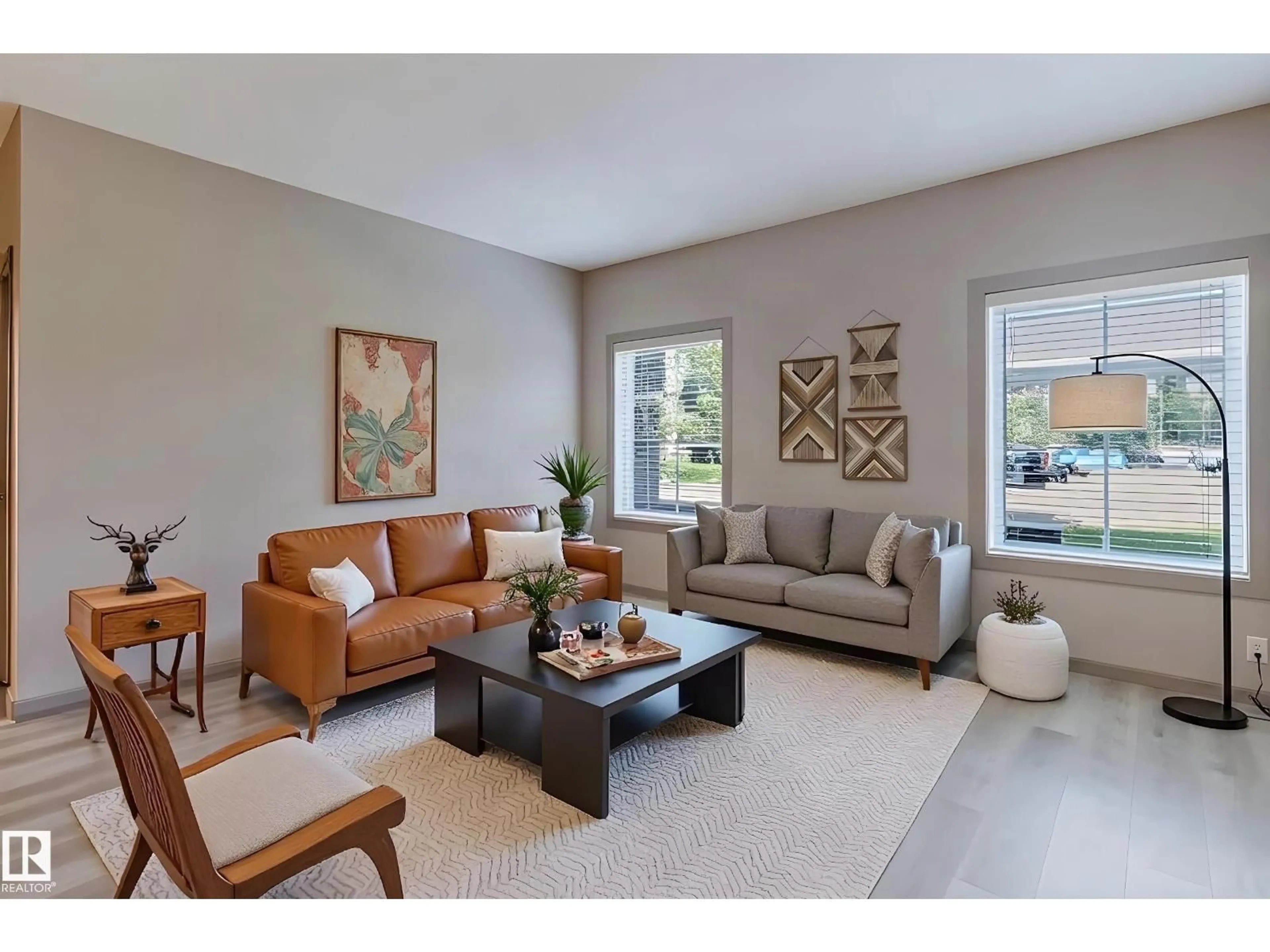 Living room with furniture, unknown for #106 - 160 MAGRATH RD, Edmonton Alberta T6R3T7