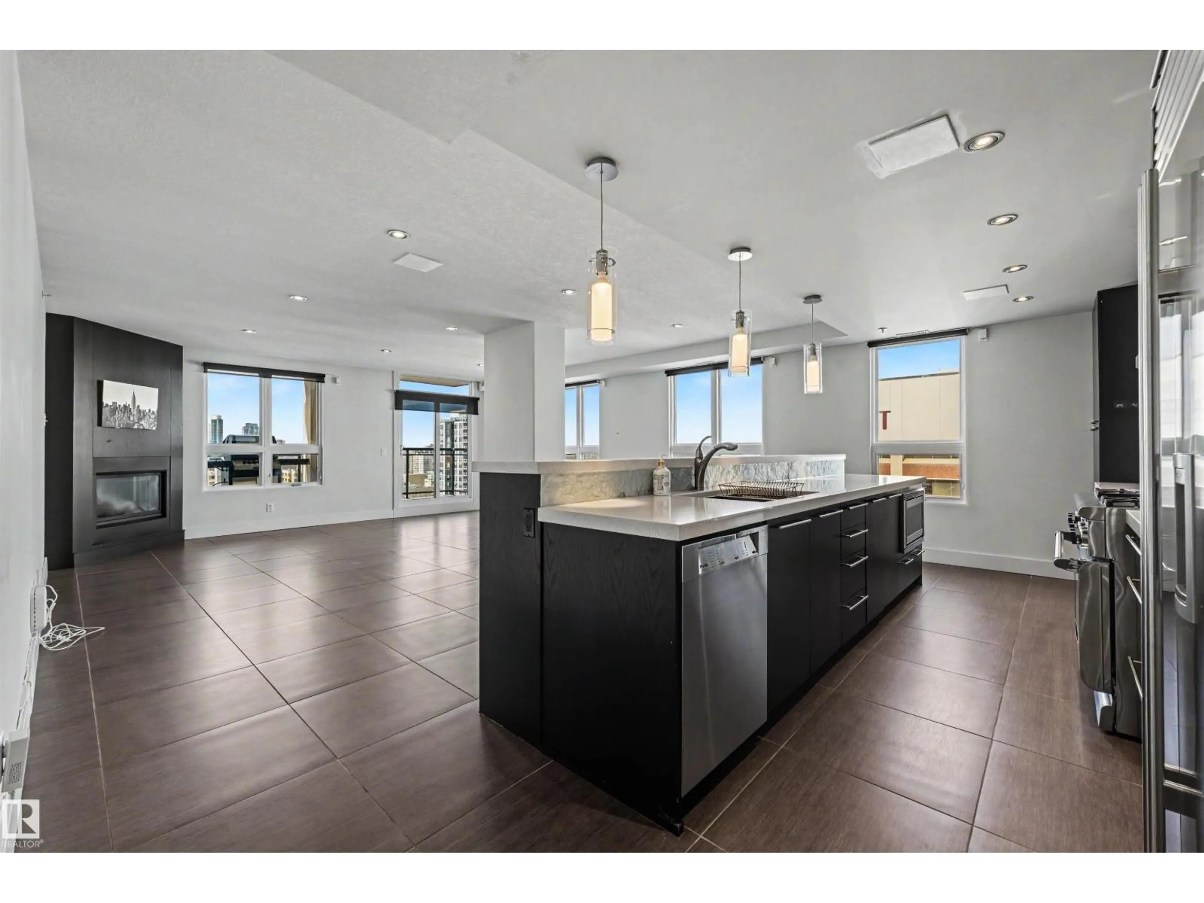 Open concept kitchen, ceramic/tile floor for 9939 - 1704 109 ST, Edmonton Alberta T5K1H6