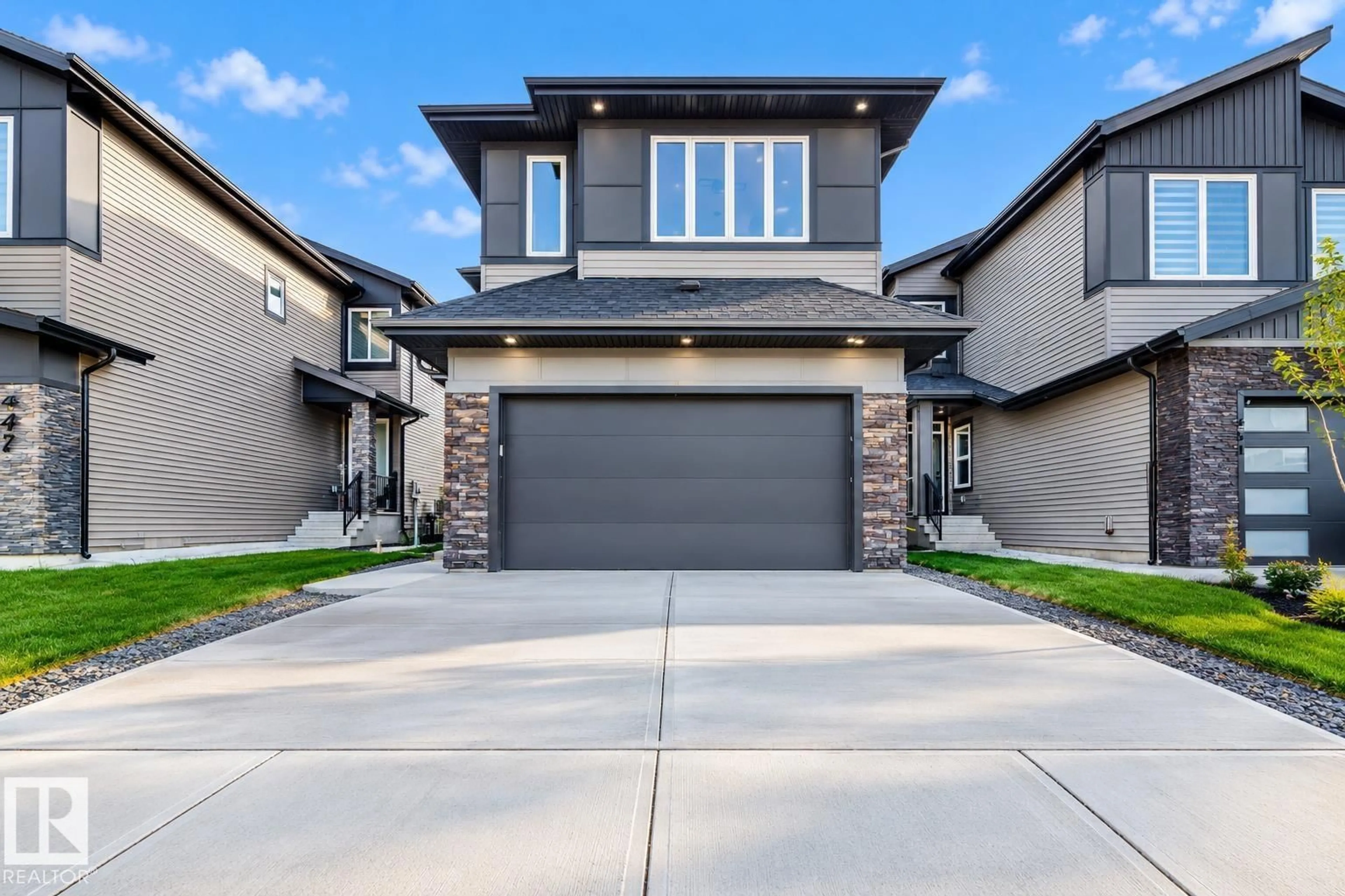 Home with brick exterior material, street for 449 CRYSTAL CREEK LINK, Leduc Alberta T9E0X5