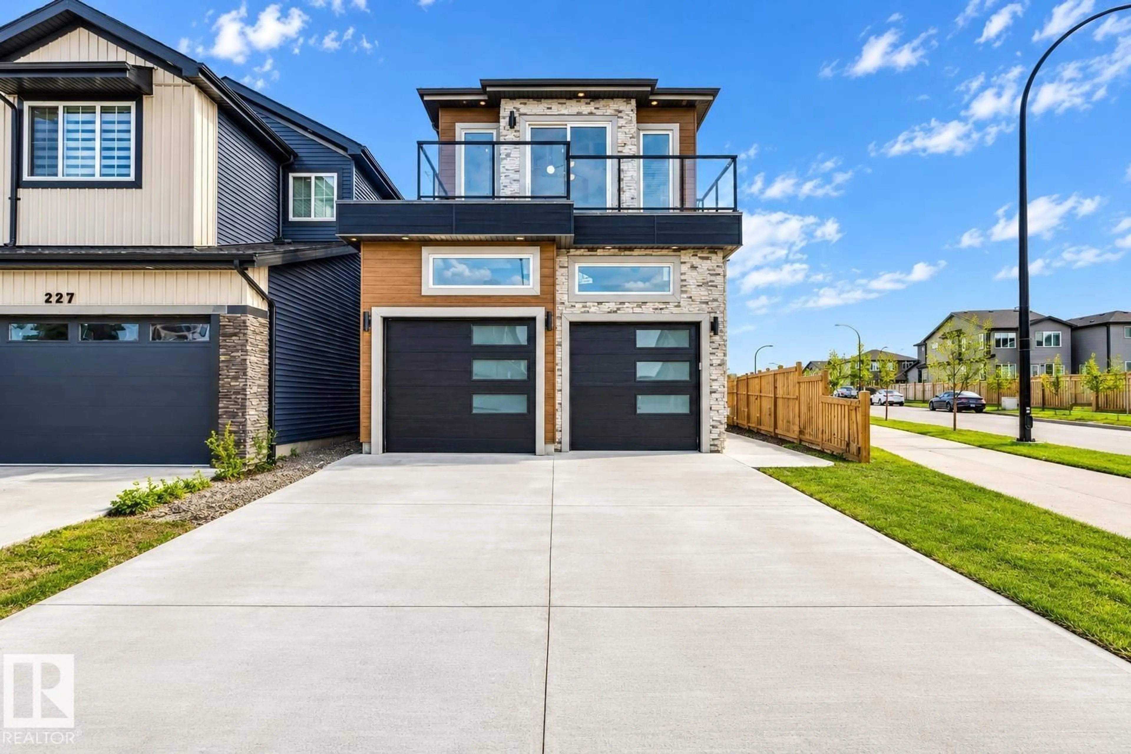 Home with brick exterior material, street for 231 28 ST, Edmonton Alberta T6X3E4